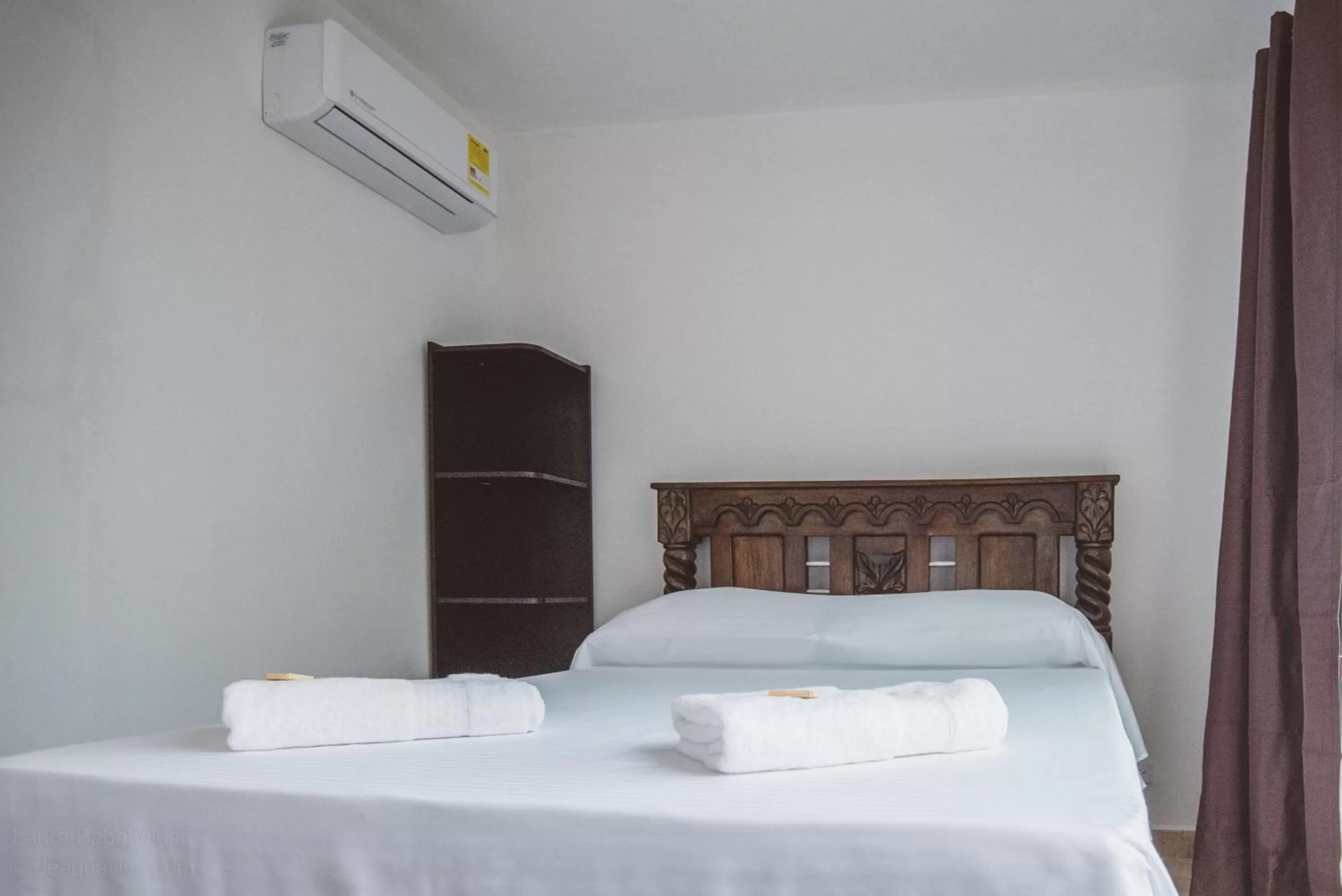 Bed in The Rock House Eco