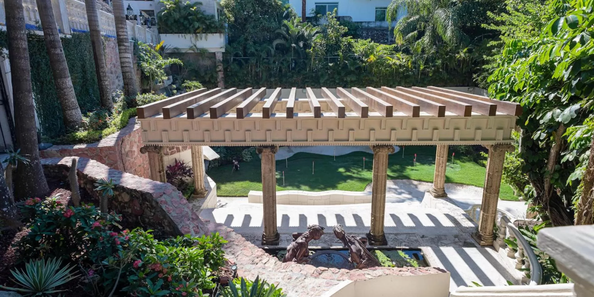 Garden view in Marcela Resort & Spa