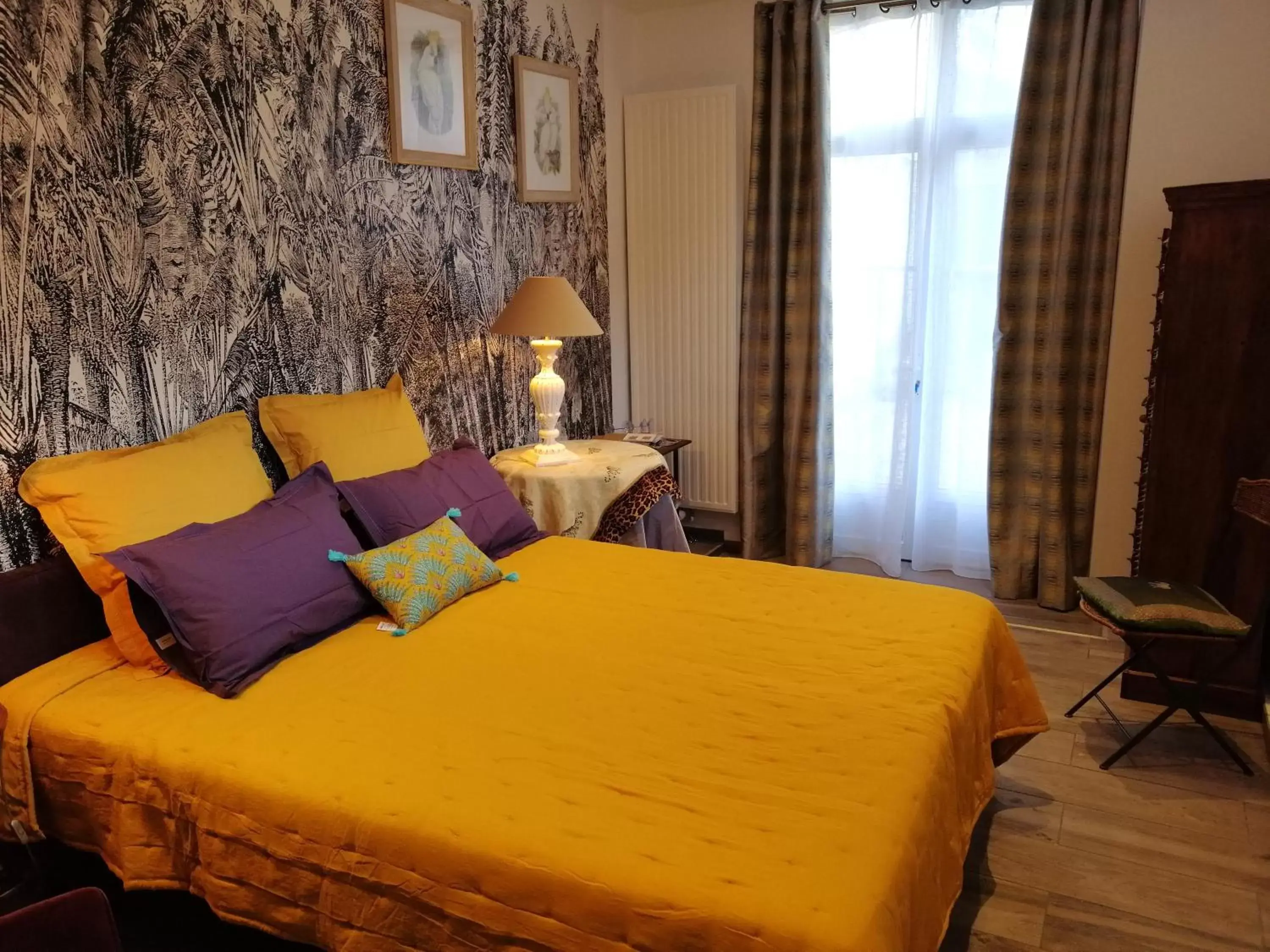 Superior Double Room - Madras in Chambres et Tables d'hôtes du Puits d'Athie Superior Double Room - Madras in Chambres et Tables d'hôtes du Puits d'Athie