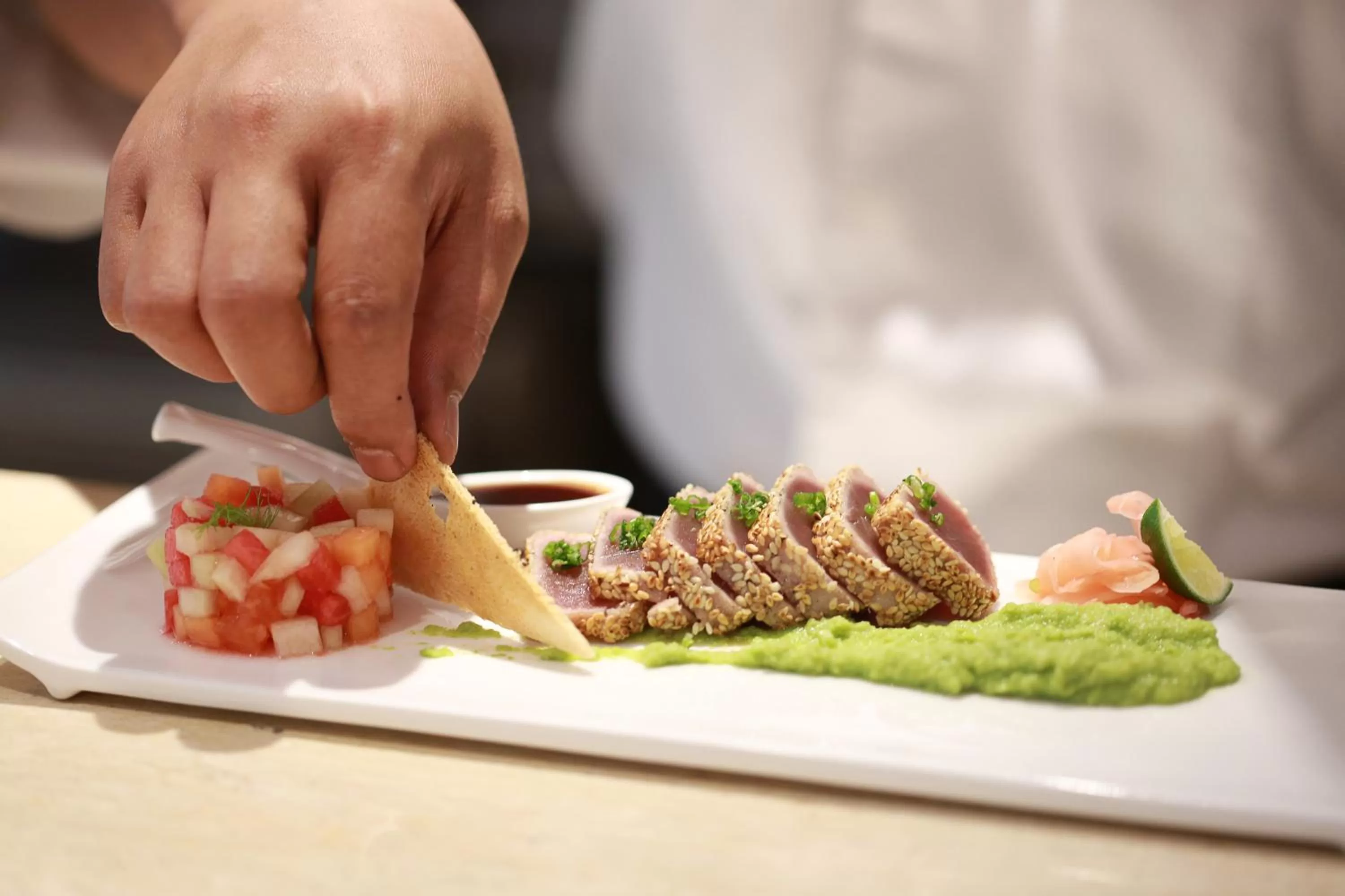 Food close-up in SenS Hotel and Spa