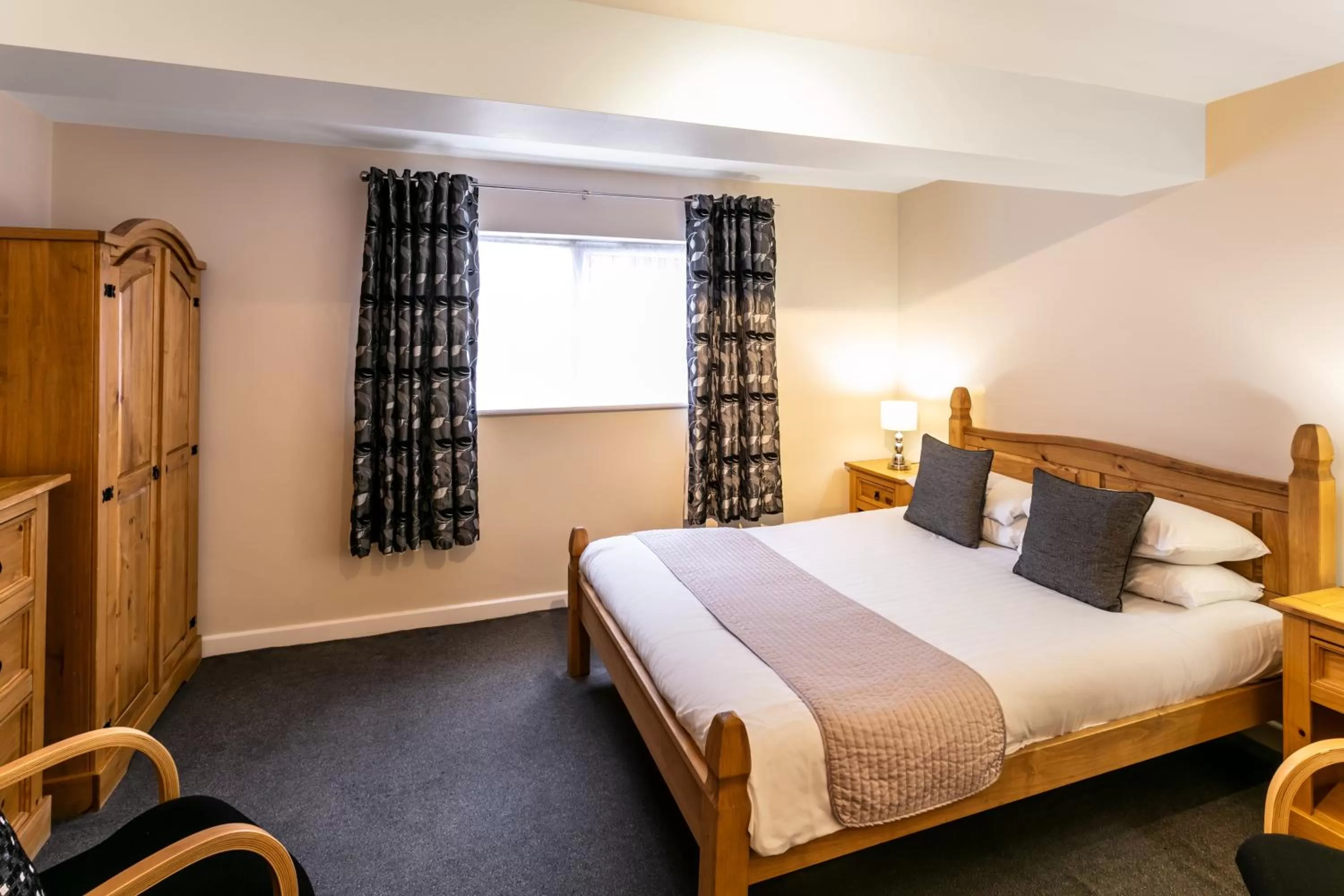 Bed in Roydon Marina Village Hotel