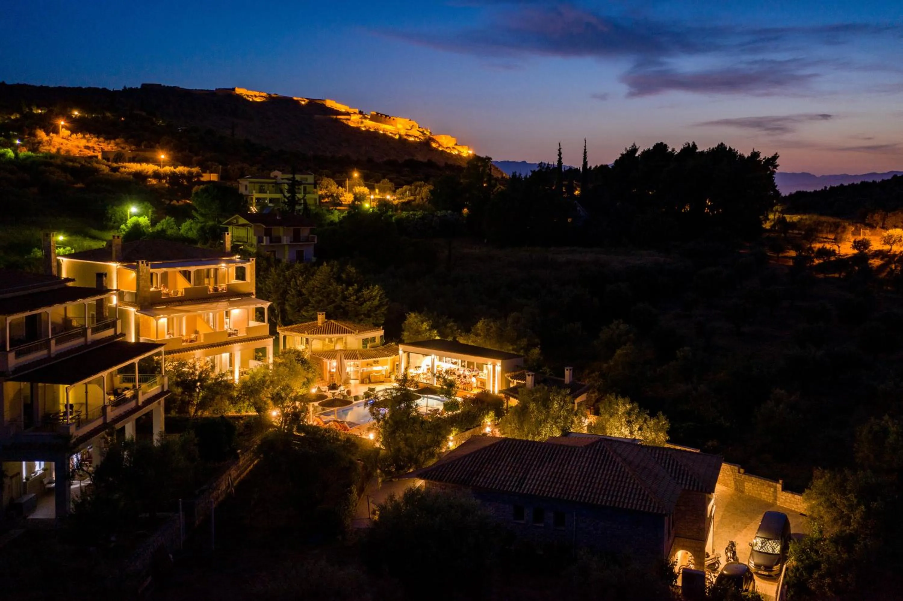 Night in Anthemion Suites and Villas