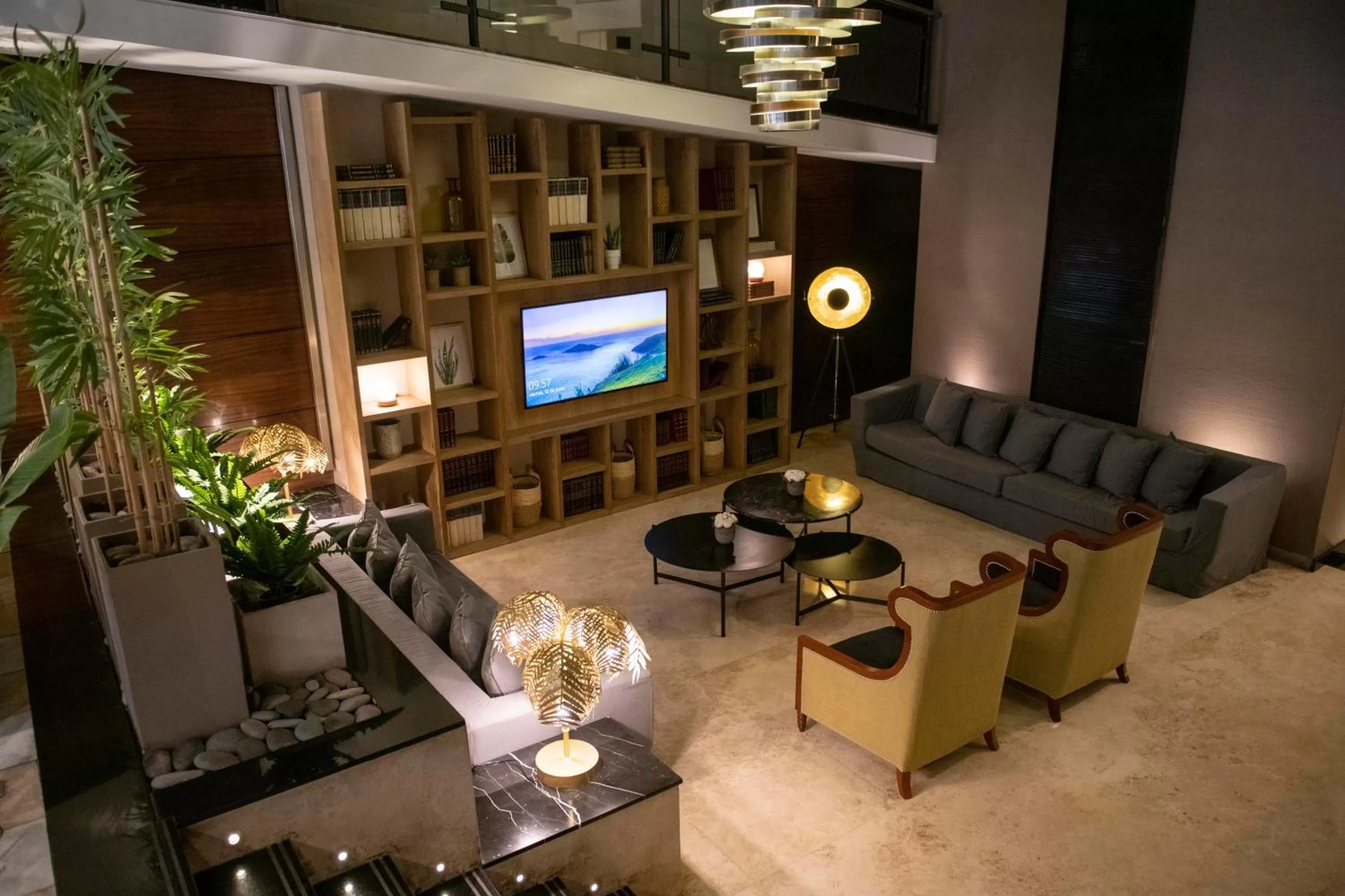 Seating area in Grand King Hotel