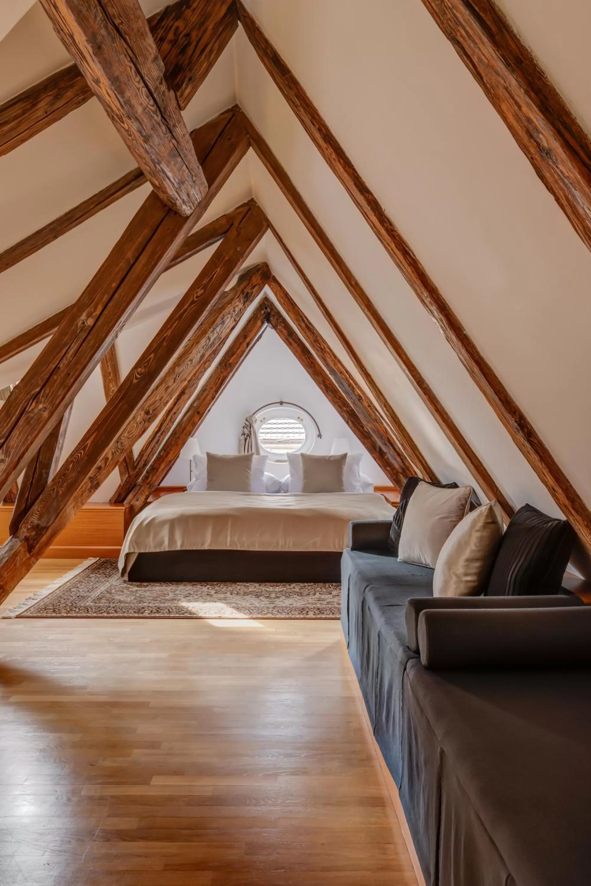 Bed in Hotel Nerudova 211