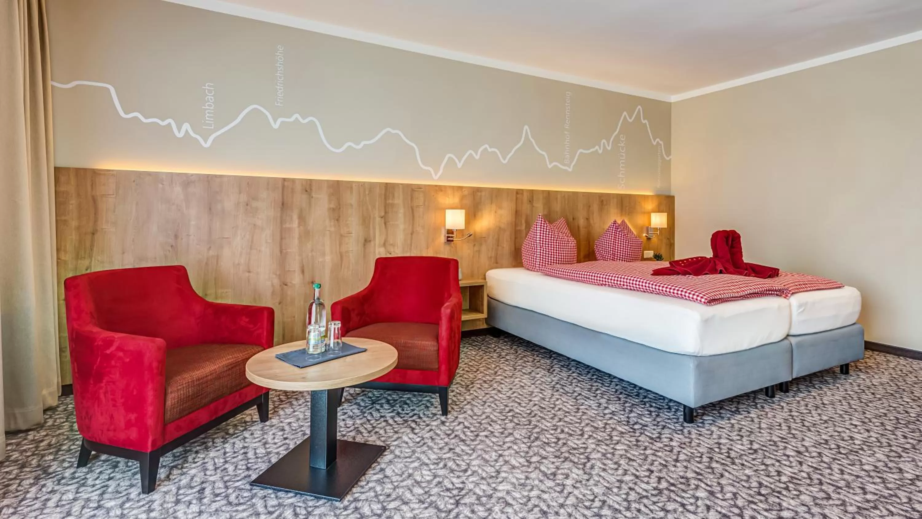 Bed in Hotel & Pension Traumblick