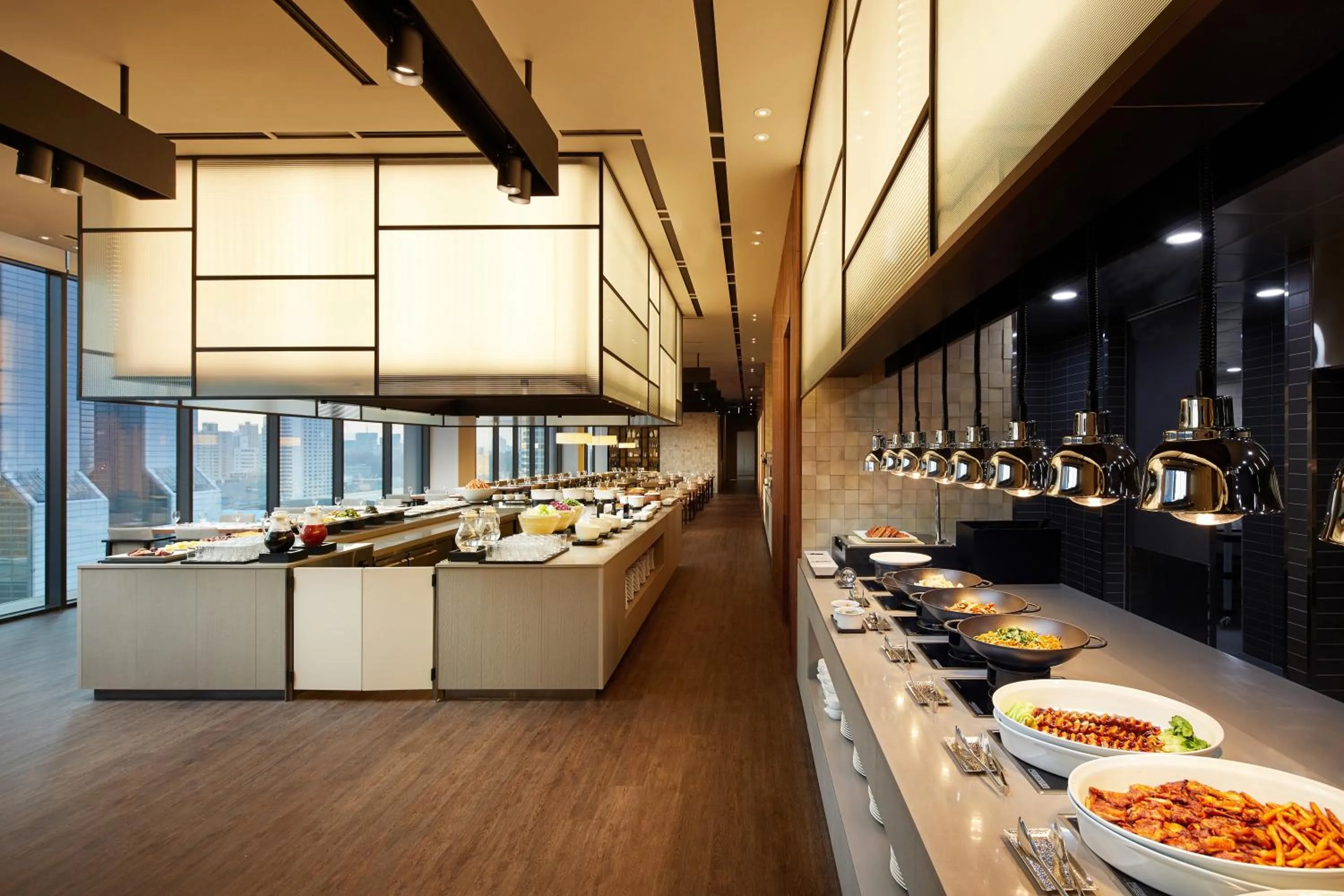 Buffet breakfast in Shilla Stay Samsung COEX Center