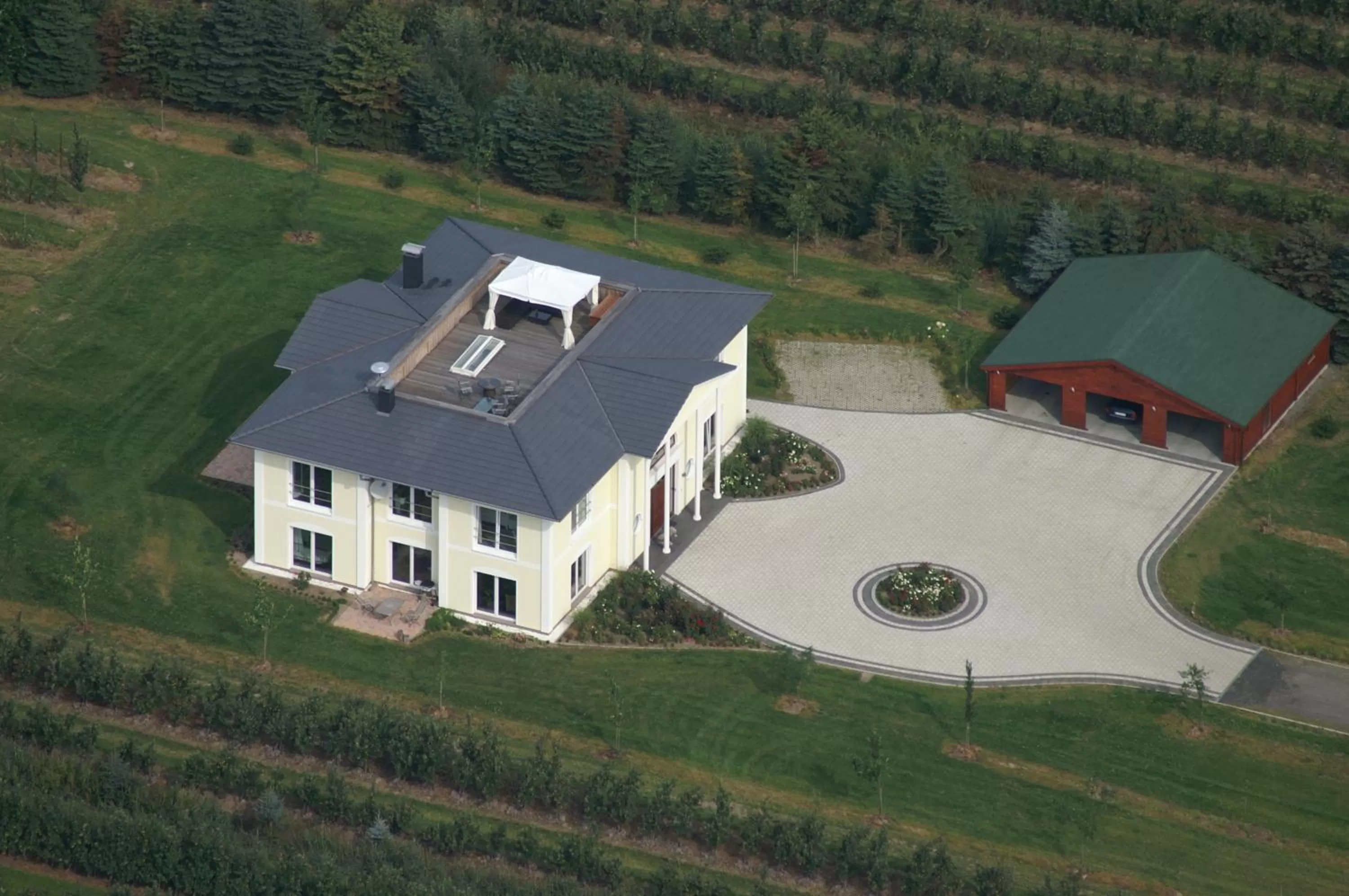 Bird's eye view in Hotel Villa Altes Land