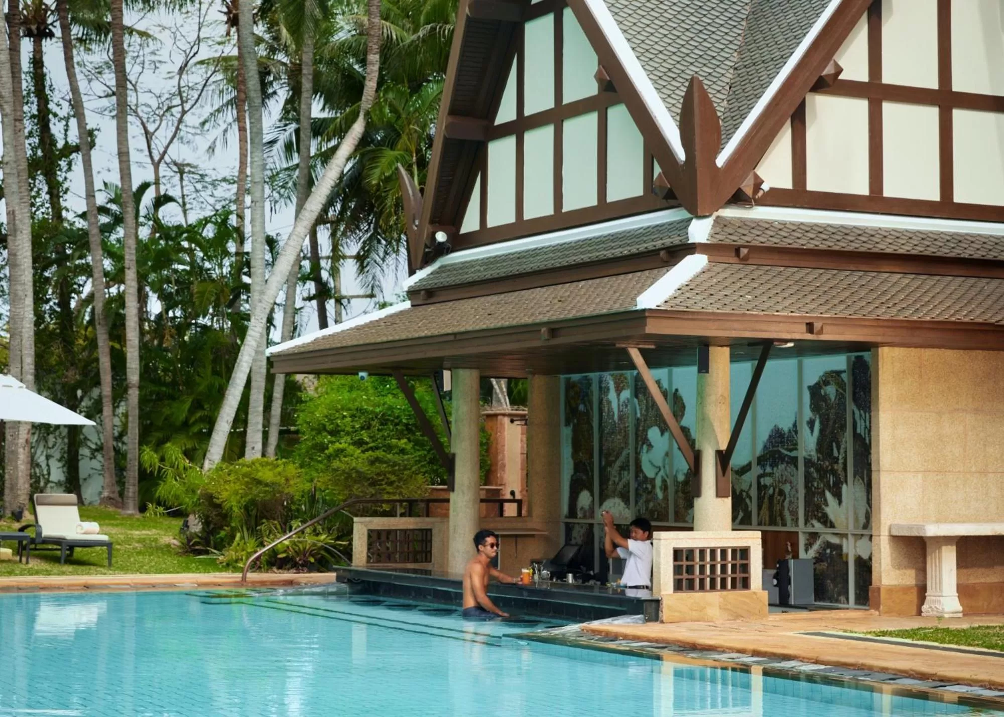 Swimming pool in Dusit Thani Hua Hin