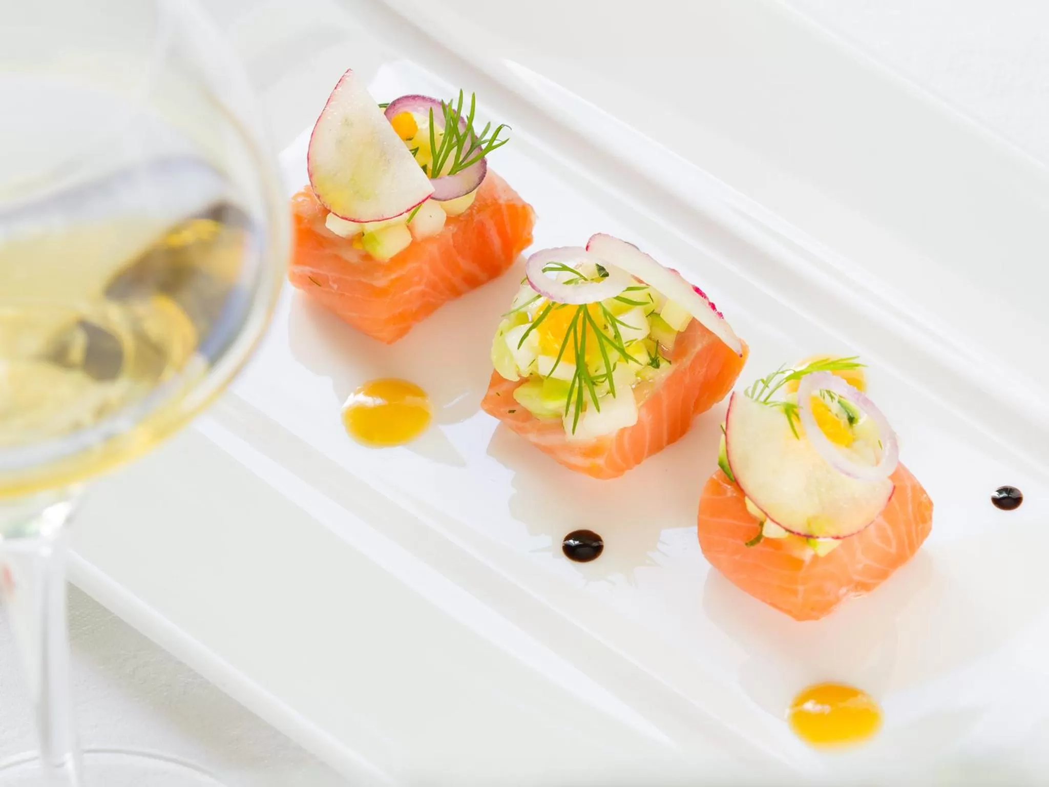 Food close-up in Hotel Restaurant & Spa Verte Vallée