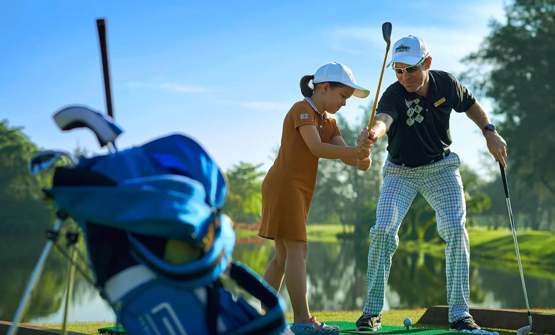 Golfcourse in Shangri-La Rasa Ria, Kota Kinabalu