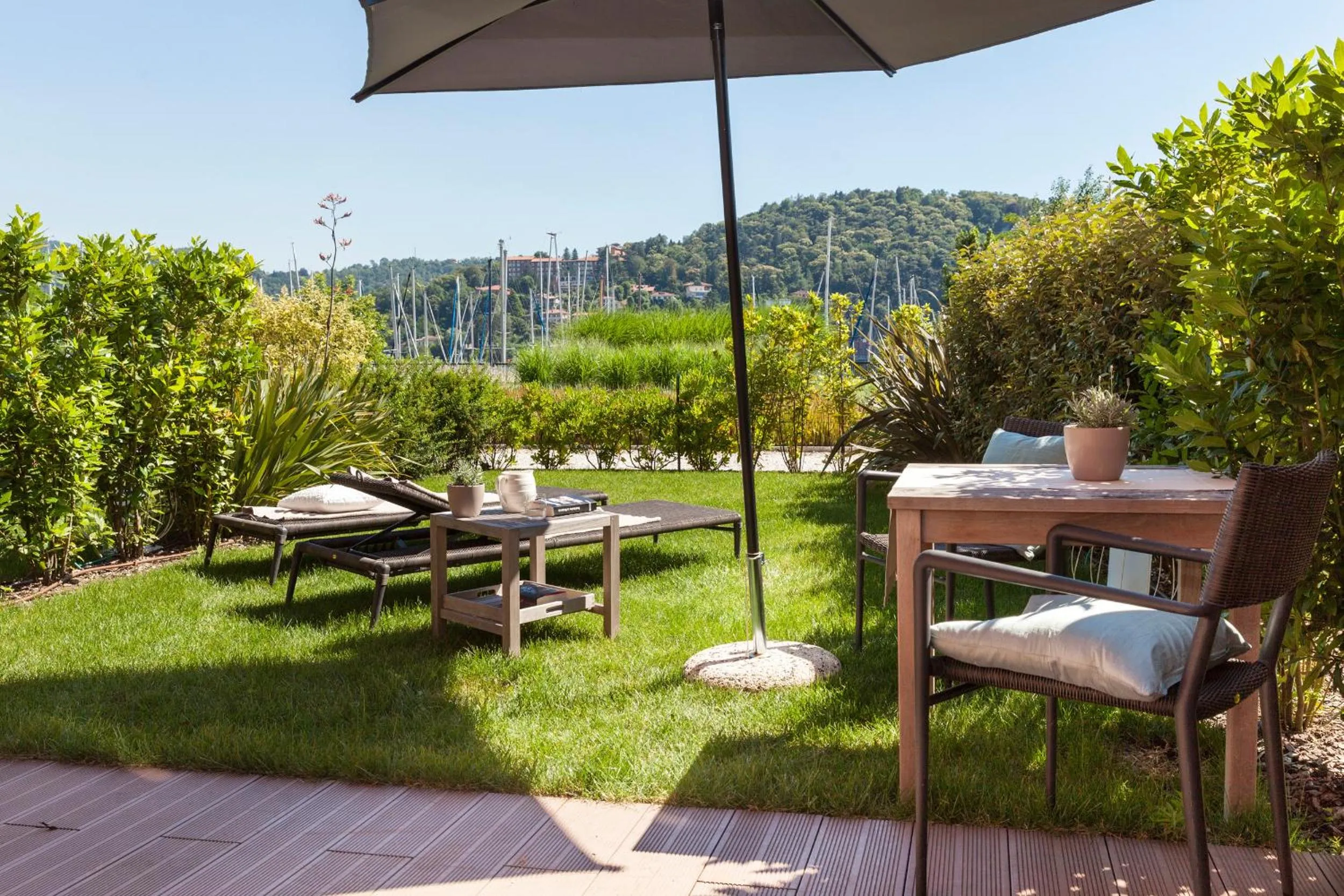 Garden view in Hotel de Charme Laveno - Luxury all Inclusive