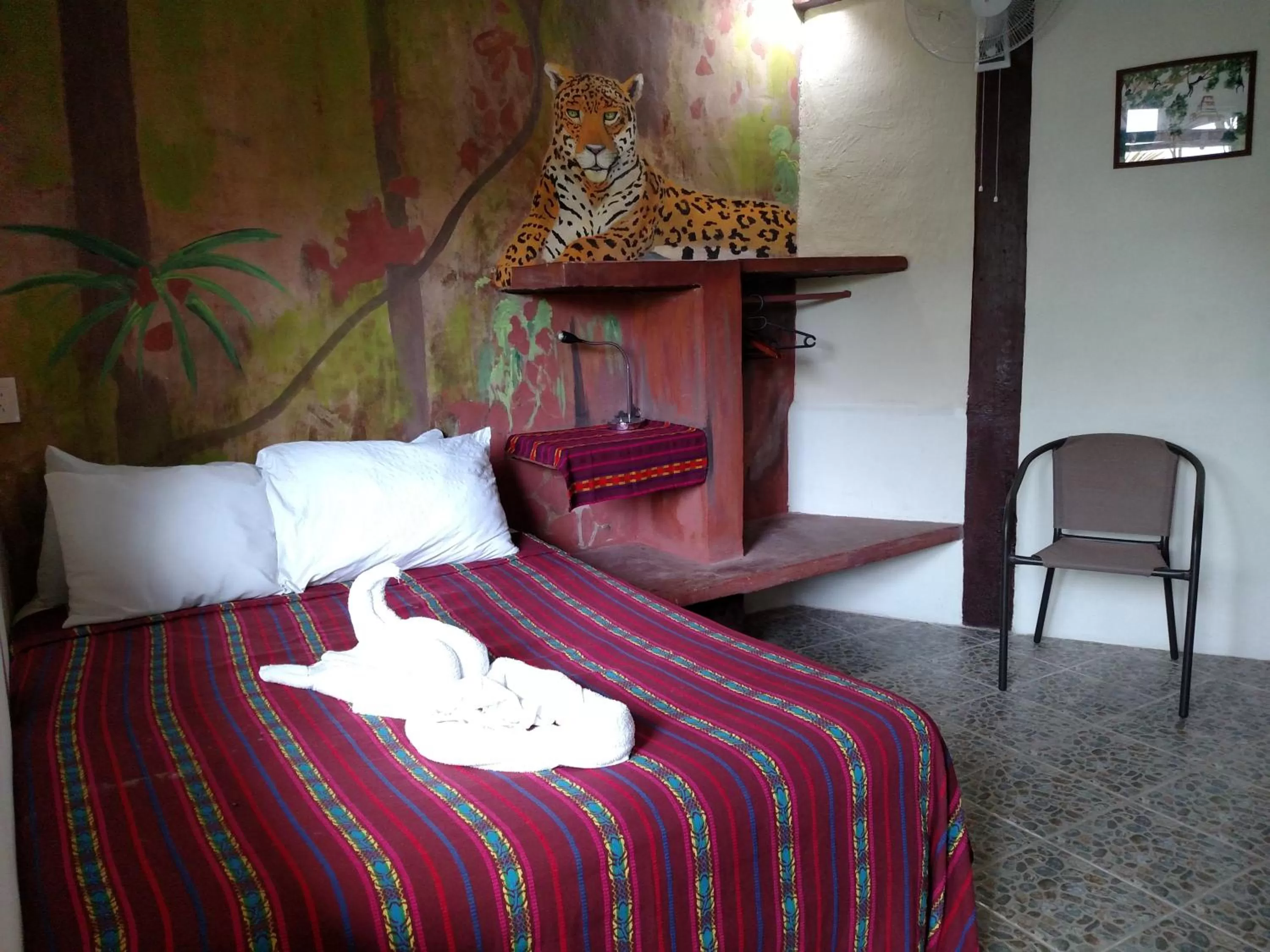 Bed in Zapote Tree Inn