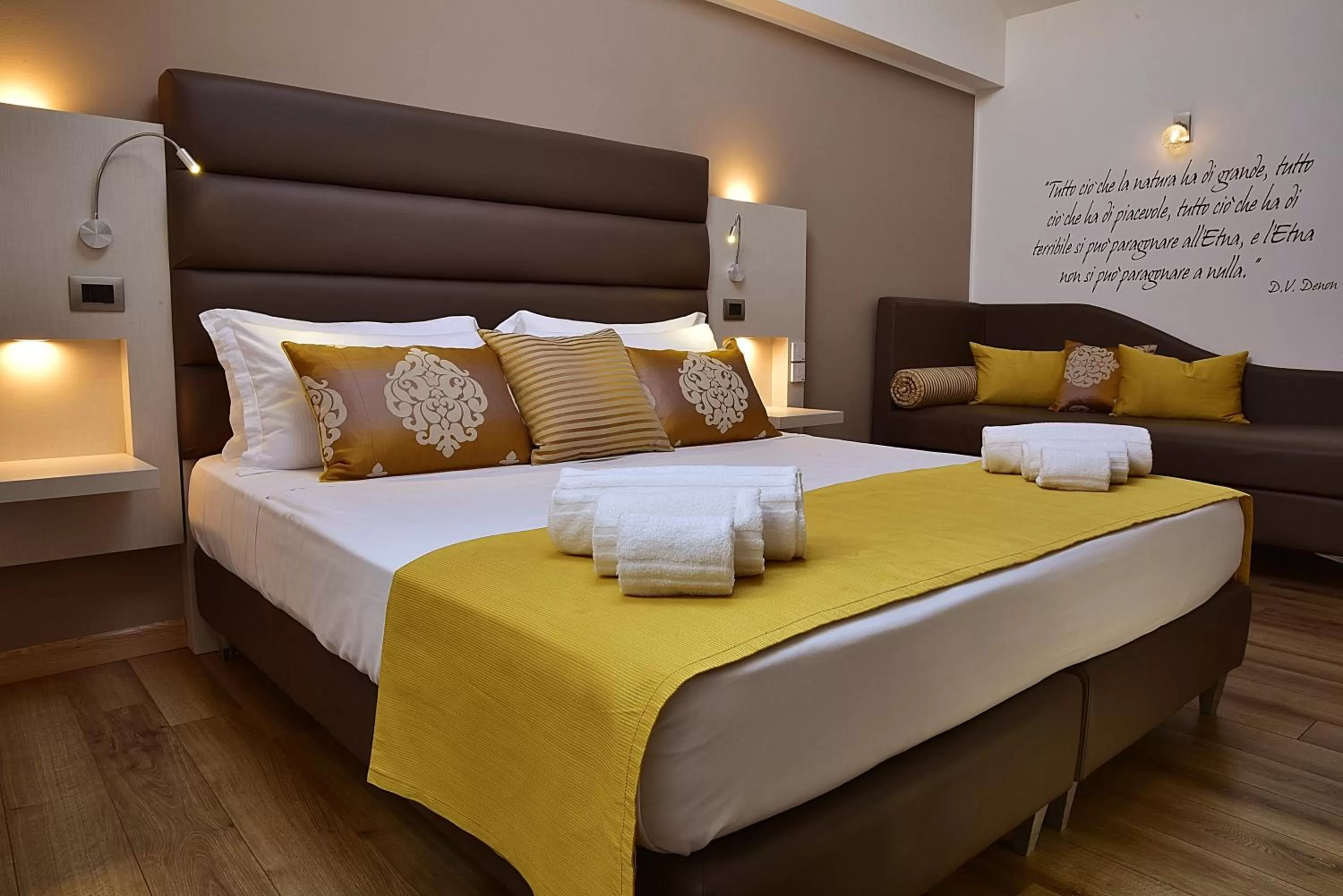 Bed in Palazzo Sisto Exclusive Rooms