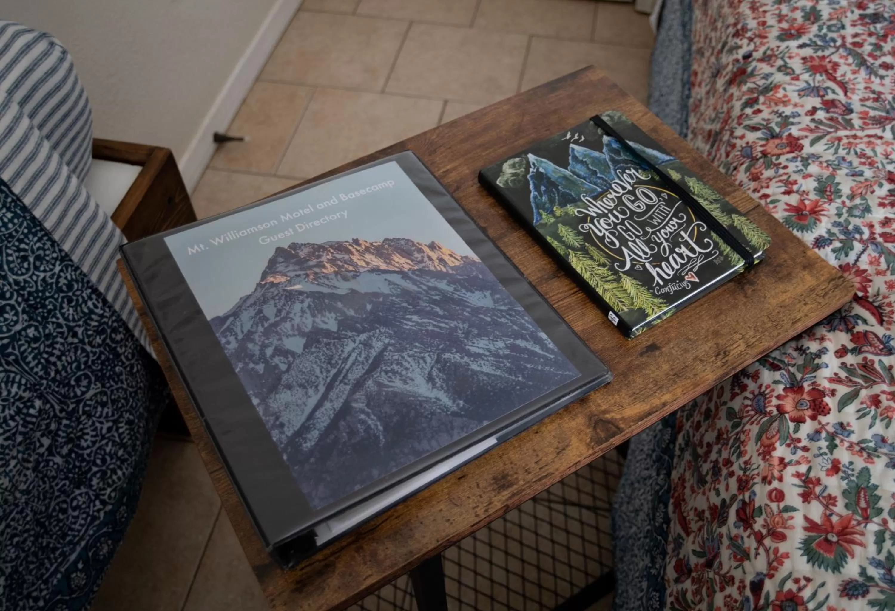 Decorative detail in Mt Williamson Motel and Basecamp