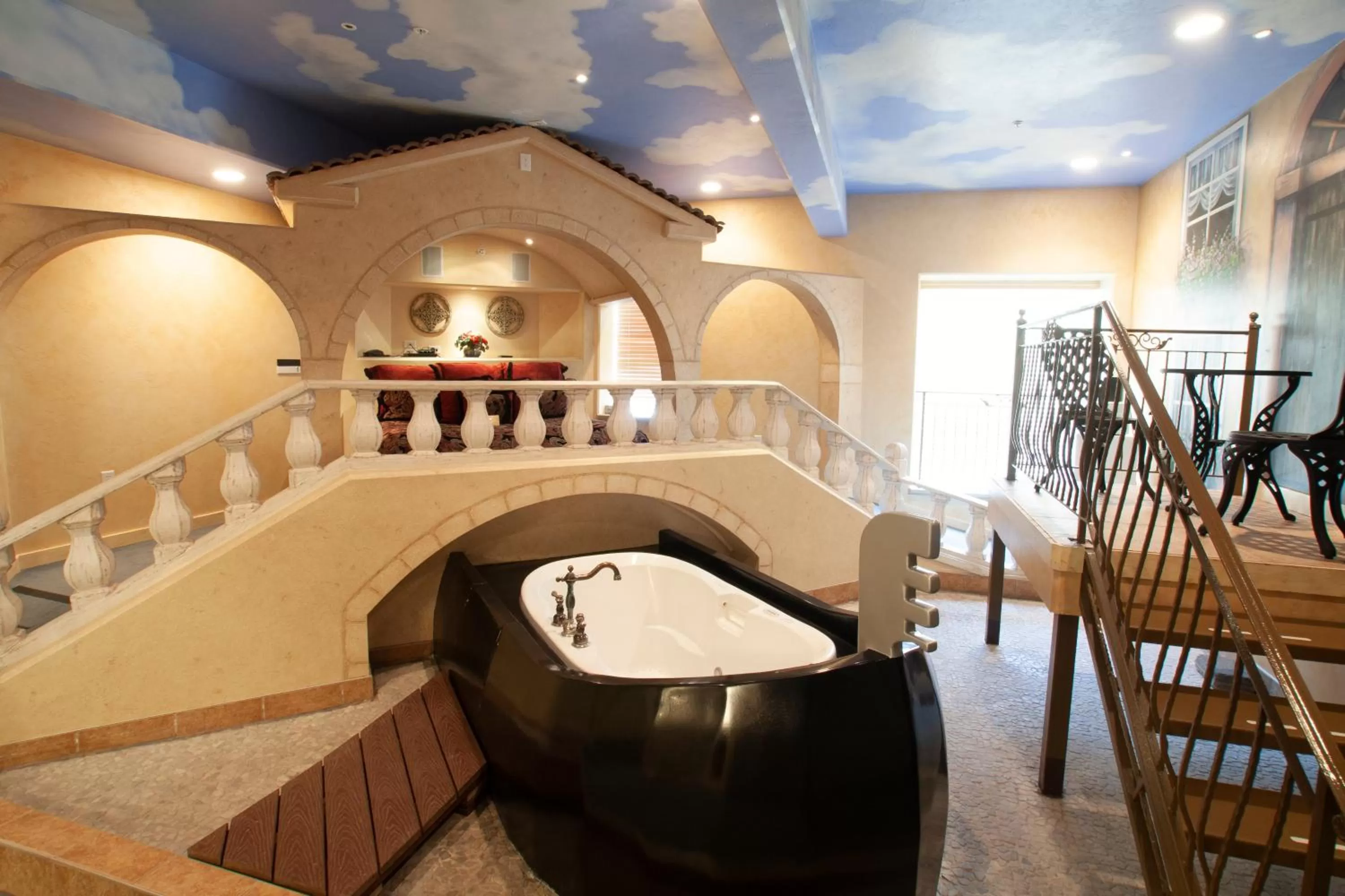 Bed in Destinations Inn Theme Rooms