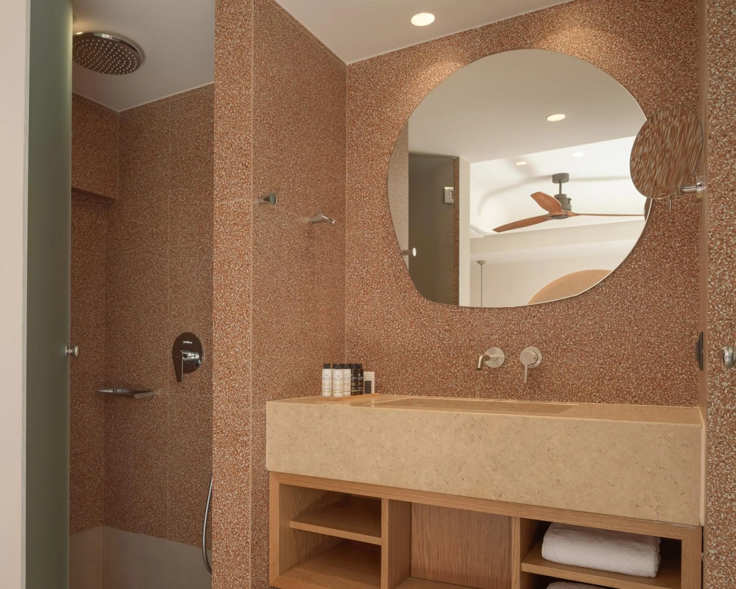 Bathroom in Paralos Venus Suites Adults Only