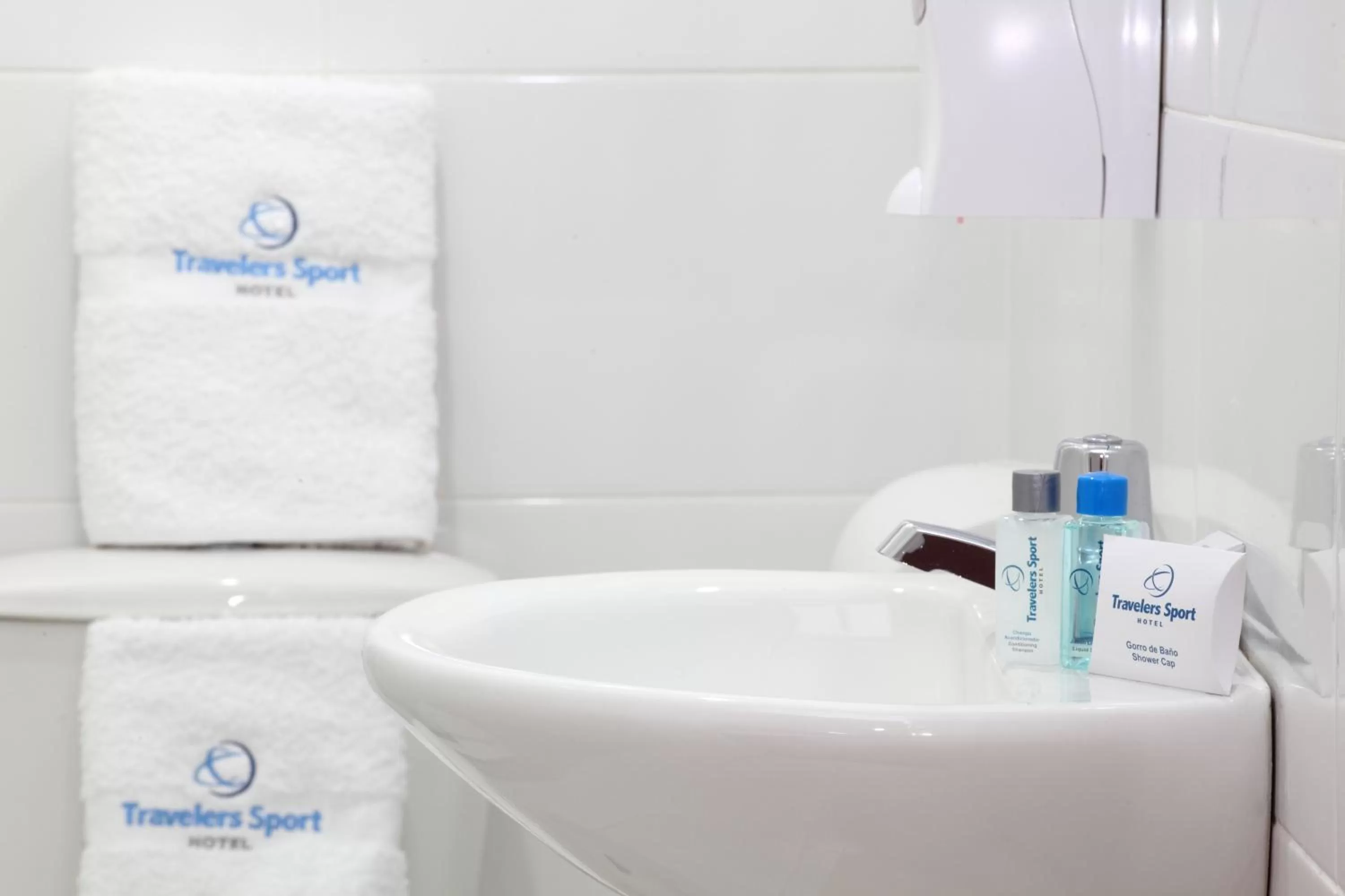 Decorative detail, Bathroom in Hotel Travelers Sport