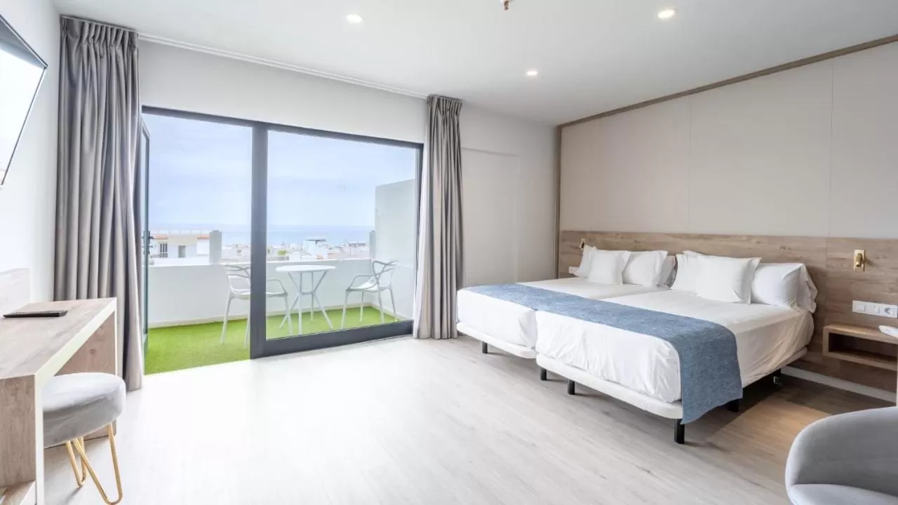 Balcony/Terrace, Bed in Hotel AF Valle Orotava