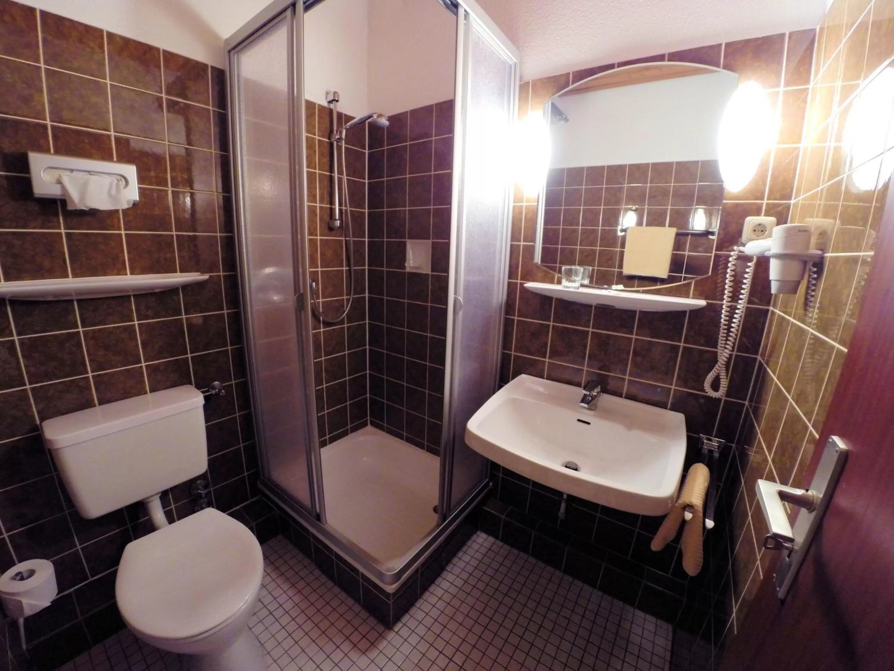 Shower in Frommanns Landhotel