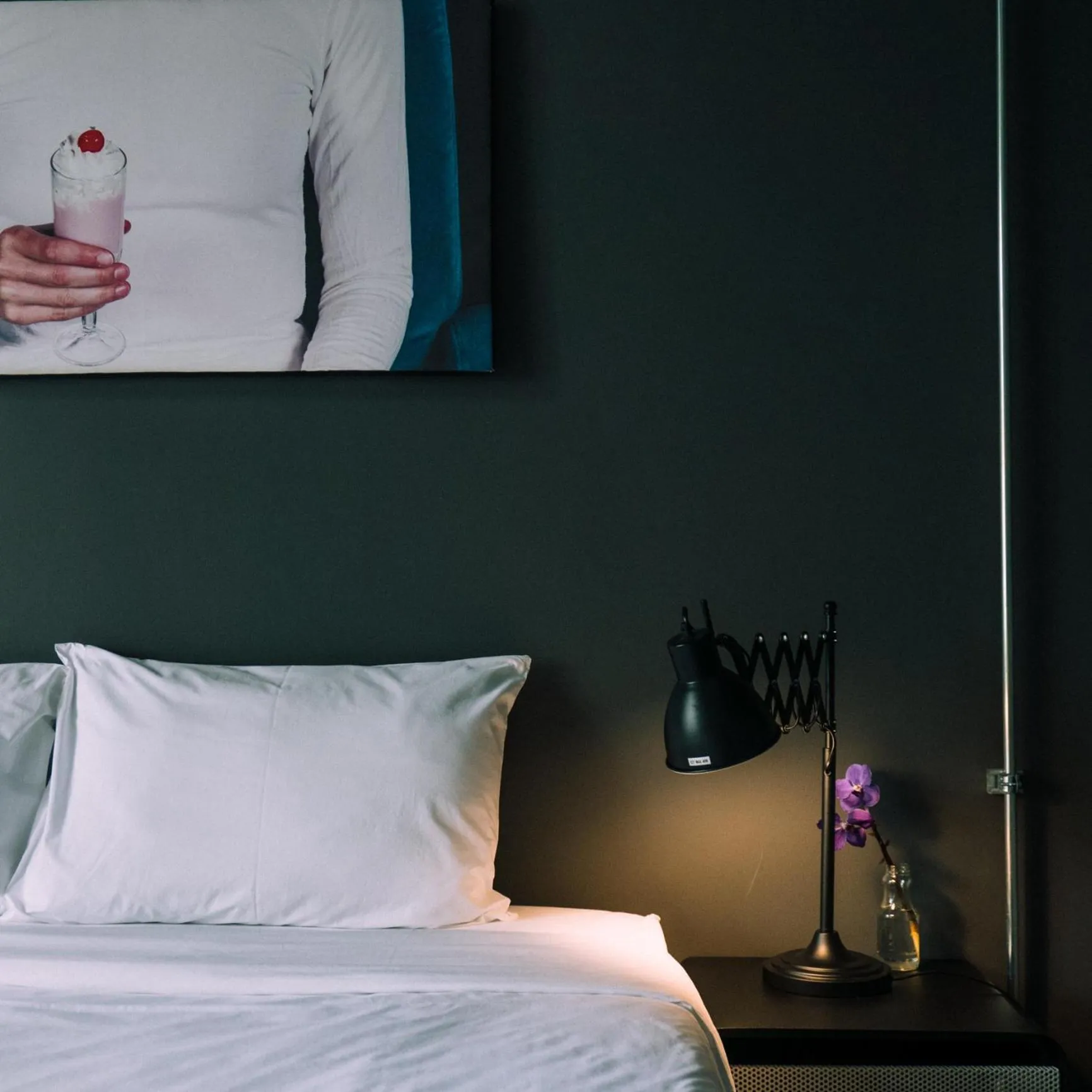 Decorative detail, Bed in J Poshtel Chiangmai