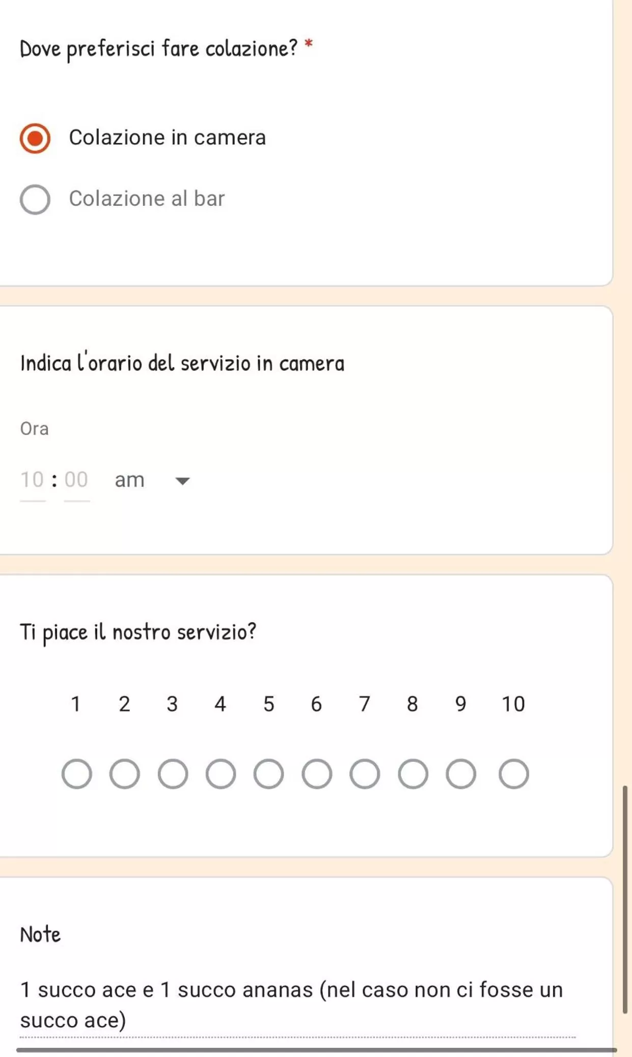 Breakfast in Kofler GuestHouse