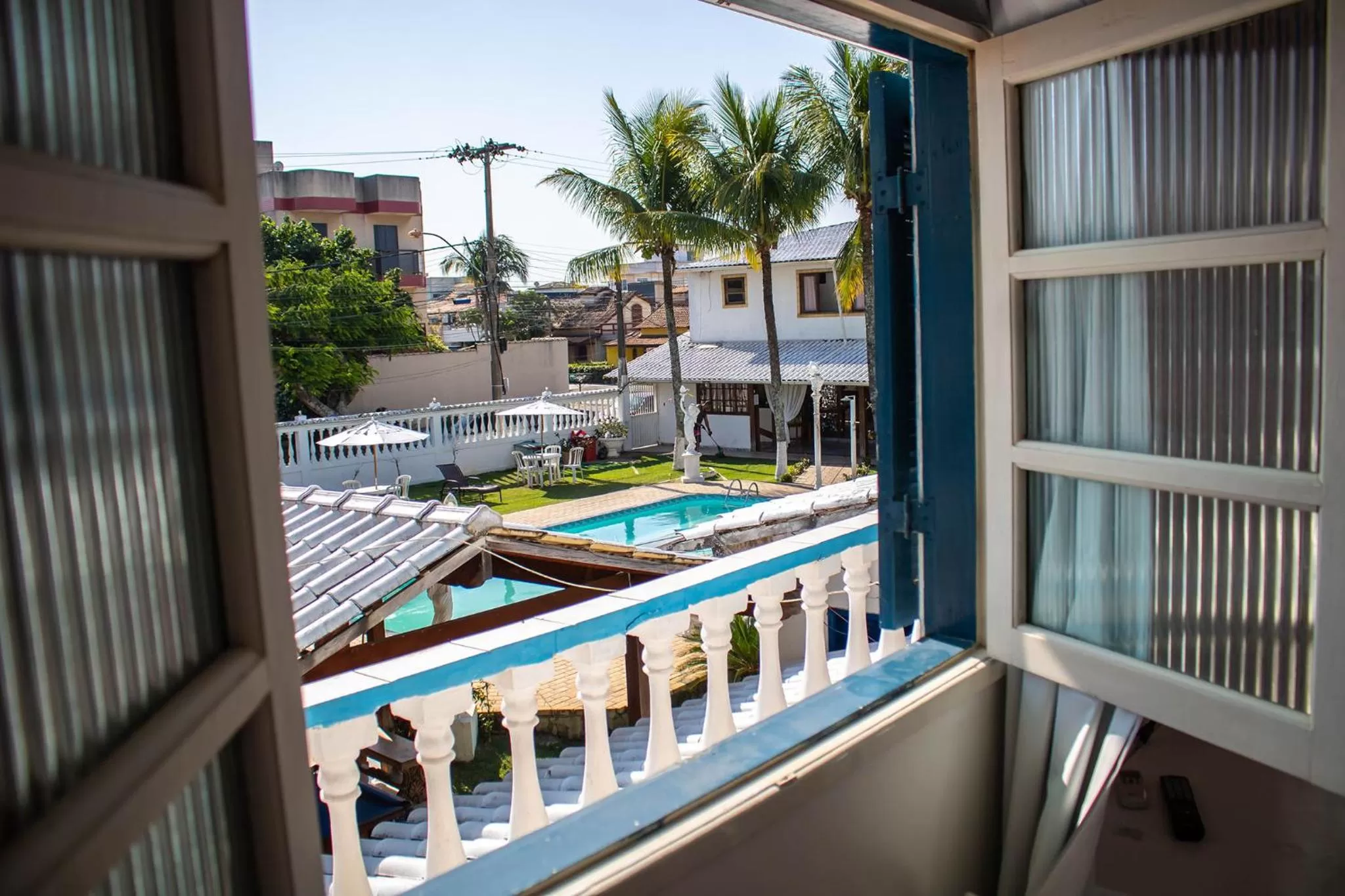 Pool View in Pousadinha da Bia