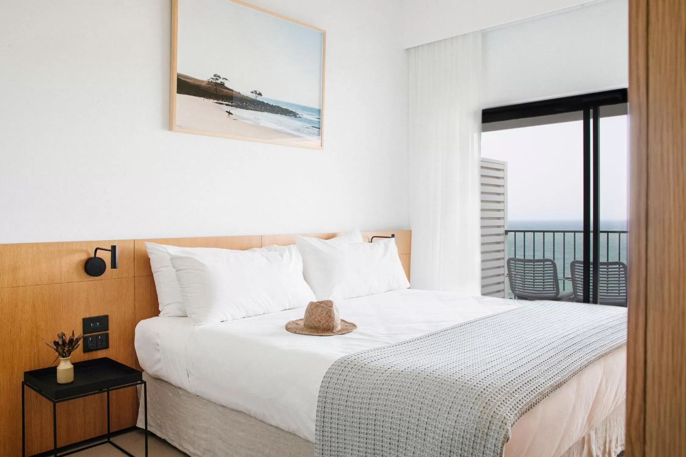 Bed in Pacific Hotel Yamba