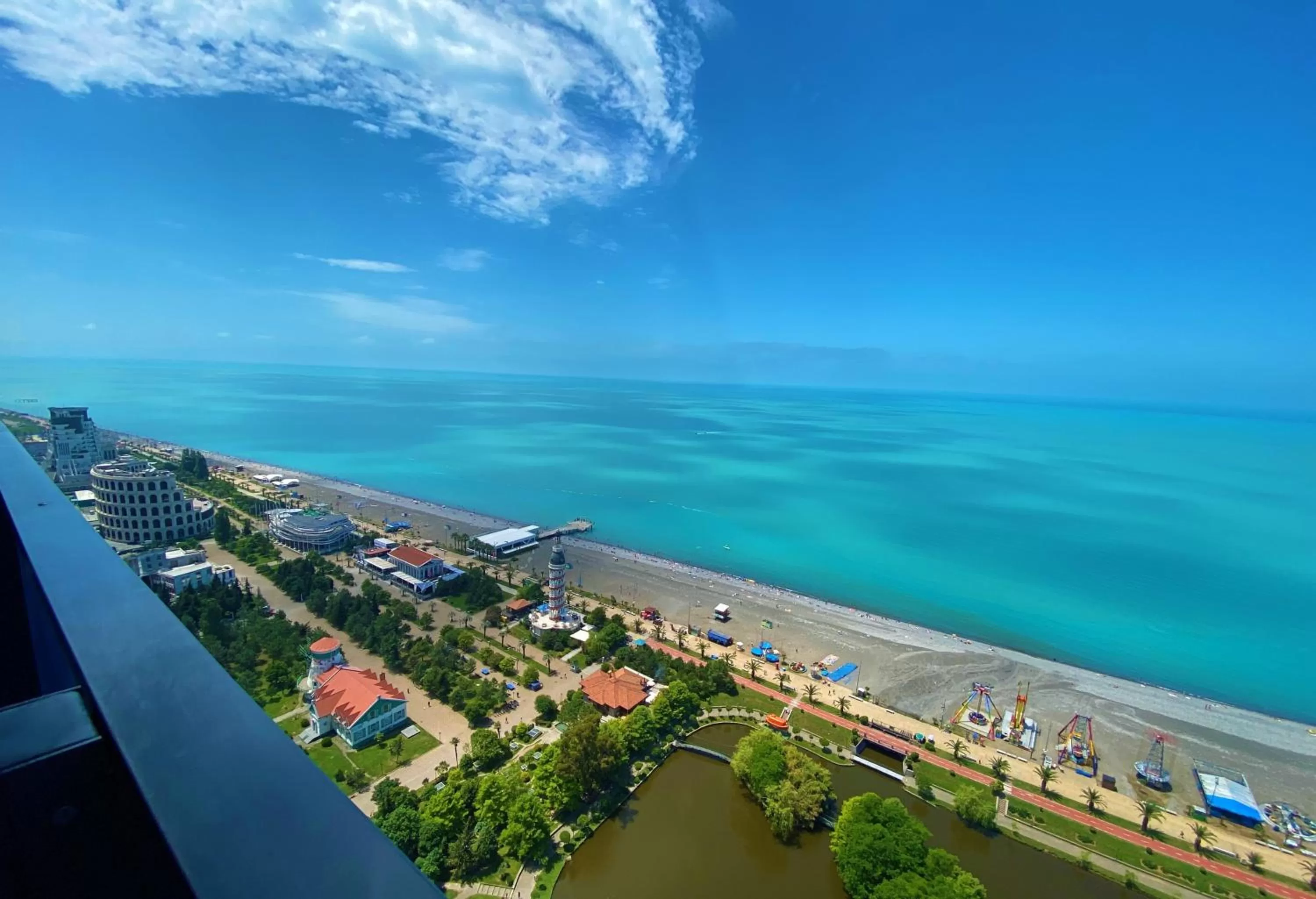 Day, Bird's-eye View in Luxury Sea View Aparthotel In Orbi City Batumi