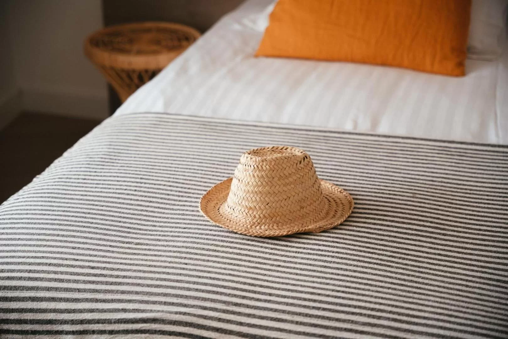 Bed in Hôtel Casa Marina