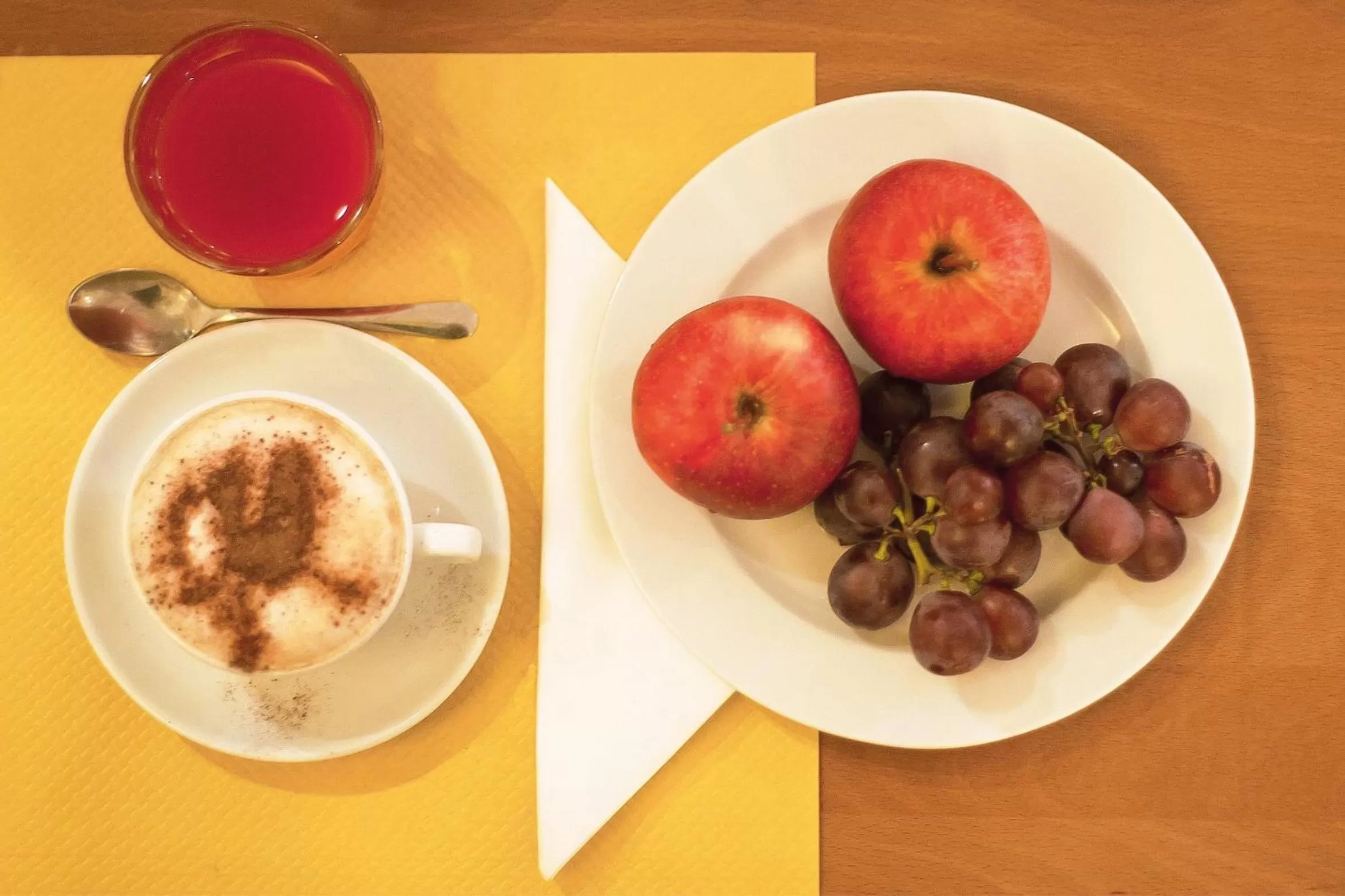 Food and drinks in Hotel Novecento