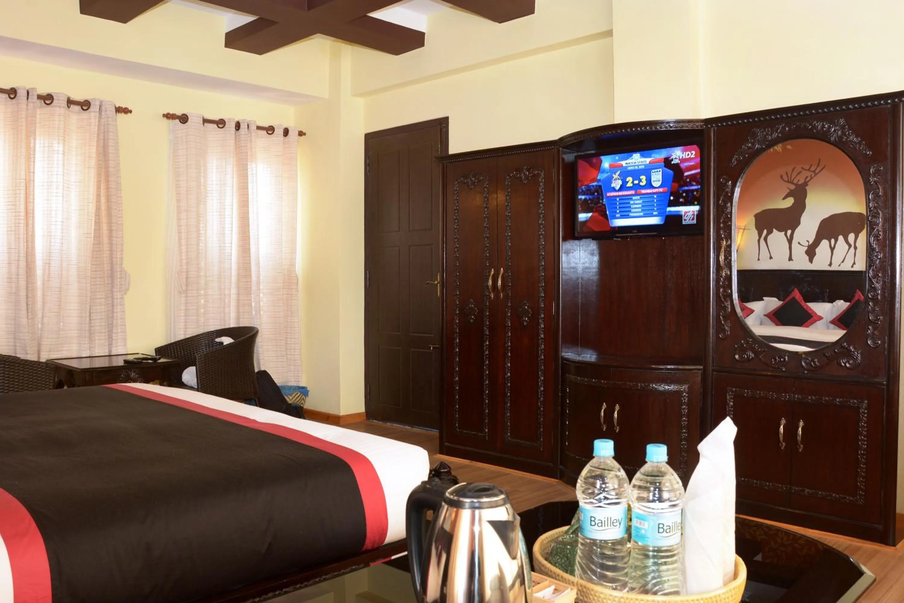 TV and multimedia, Bed in Kasthamandap Boutique Hotel