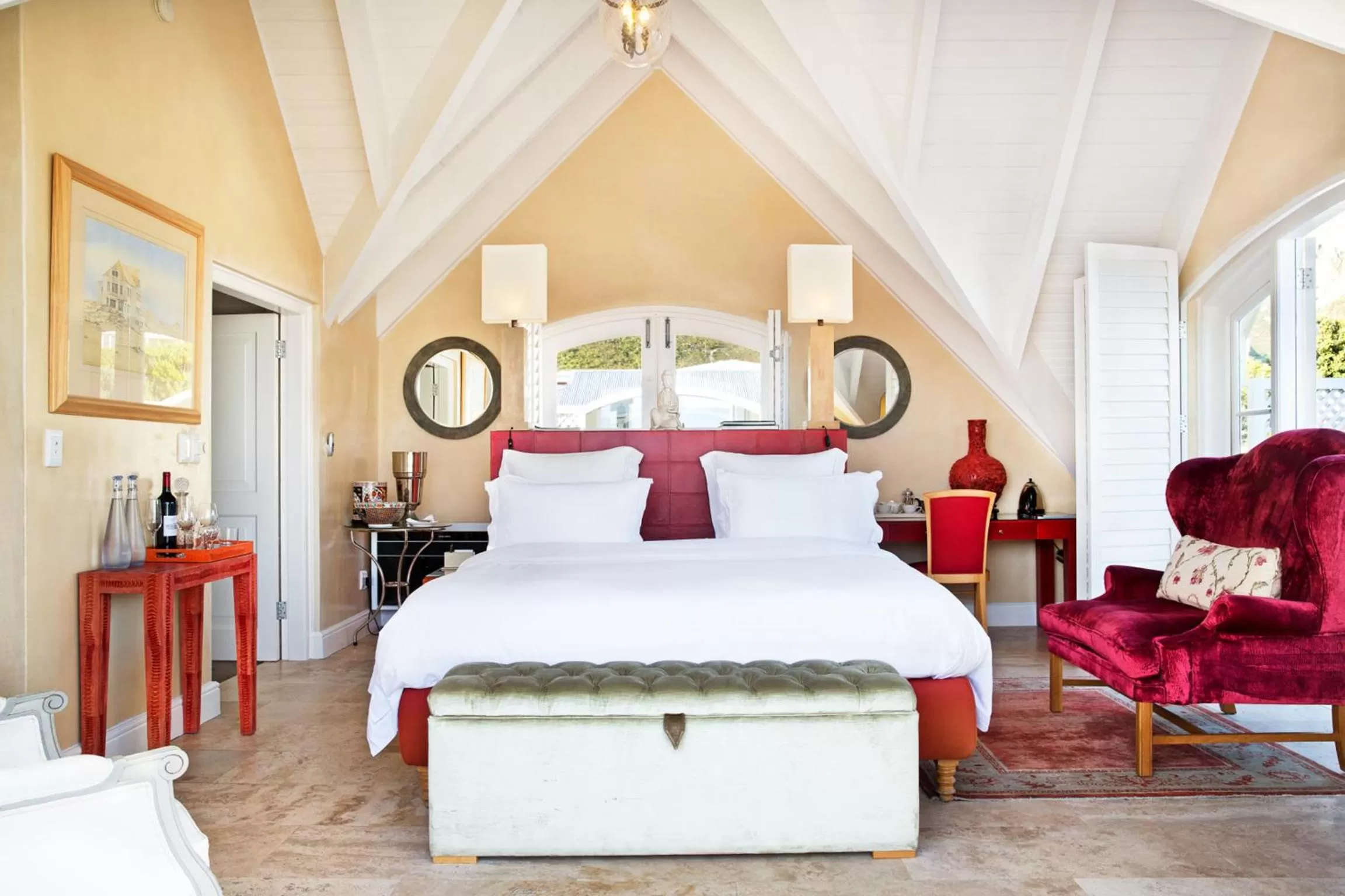 Bedroom, Bed in Birkenhead House