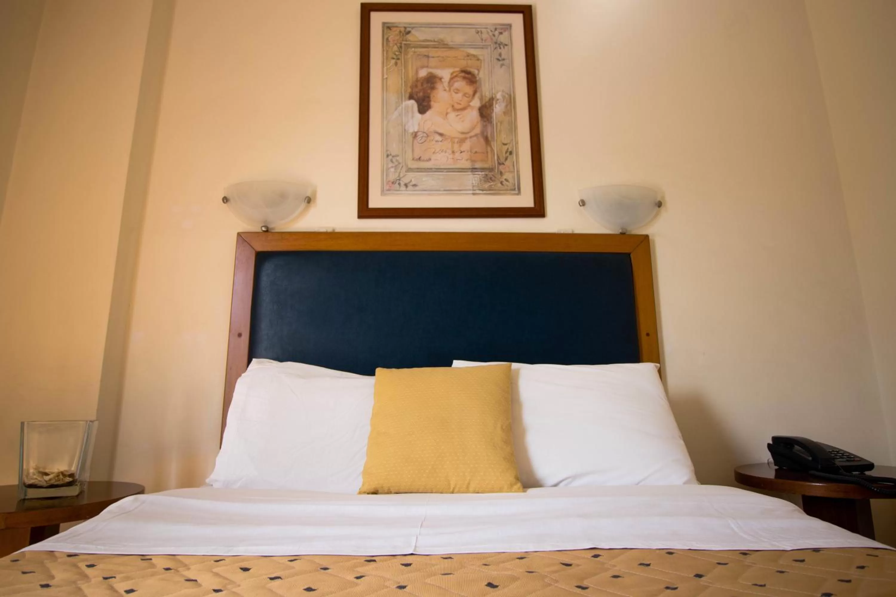 Decorative detail, Bed in Adams Hotel