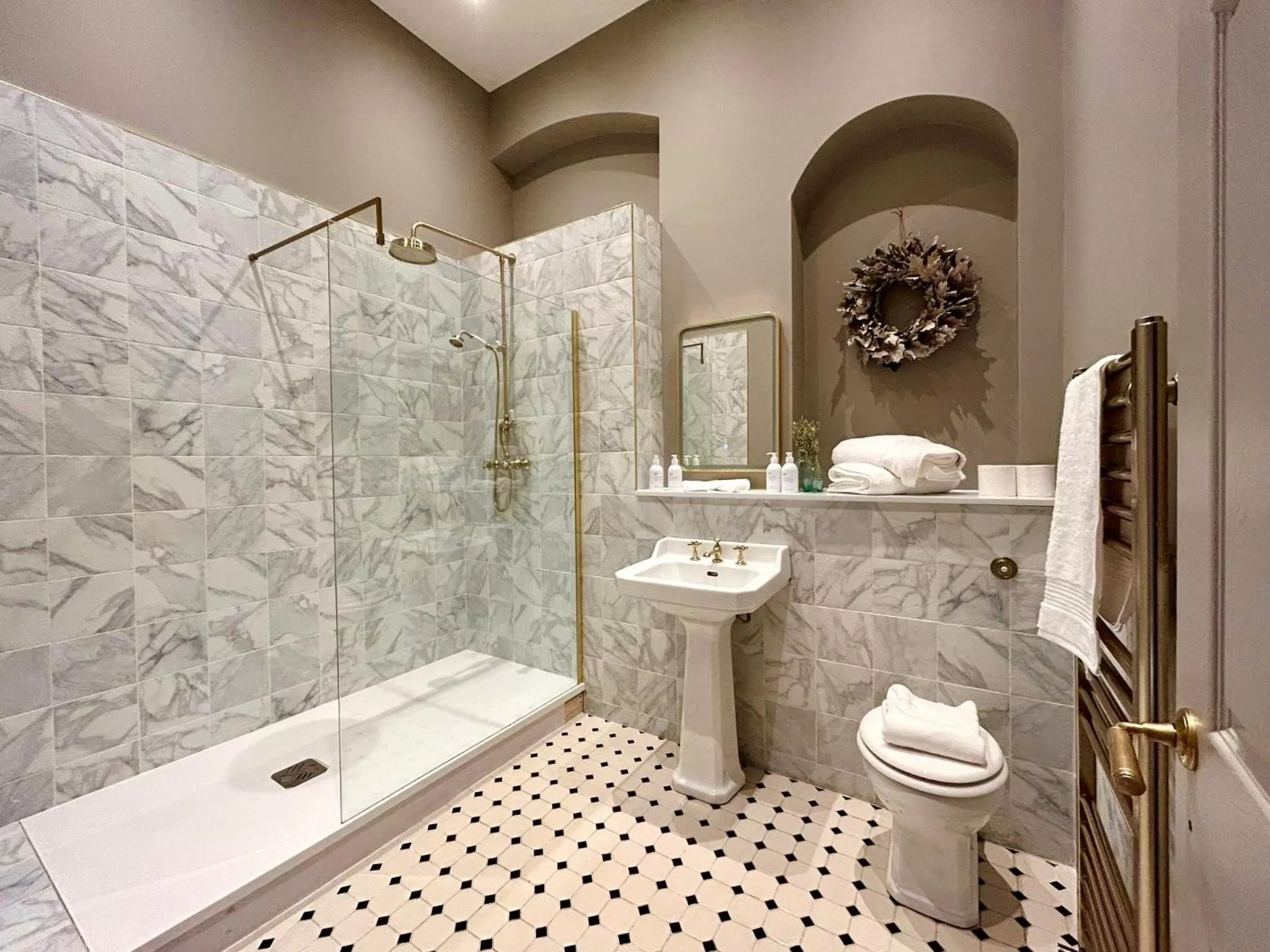 Shower in Railway House York by Chateau Anna