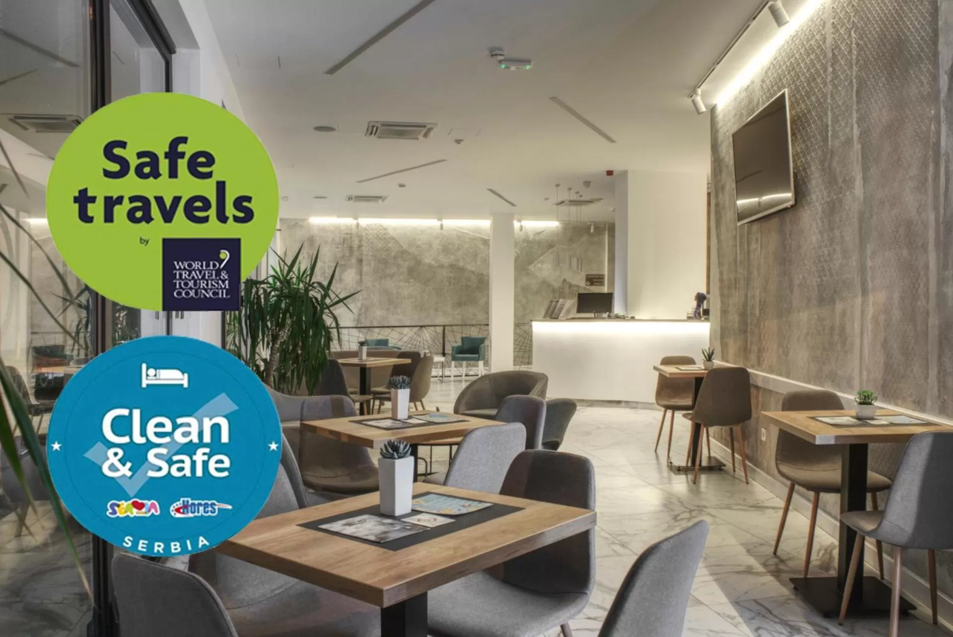 Lobby or reception in IG Hotel