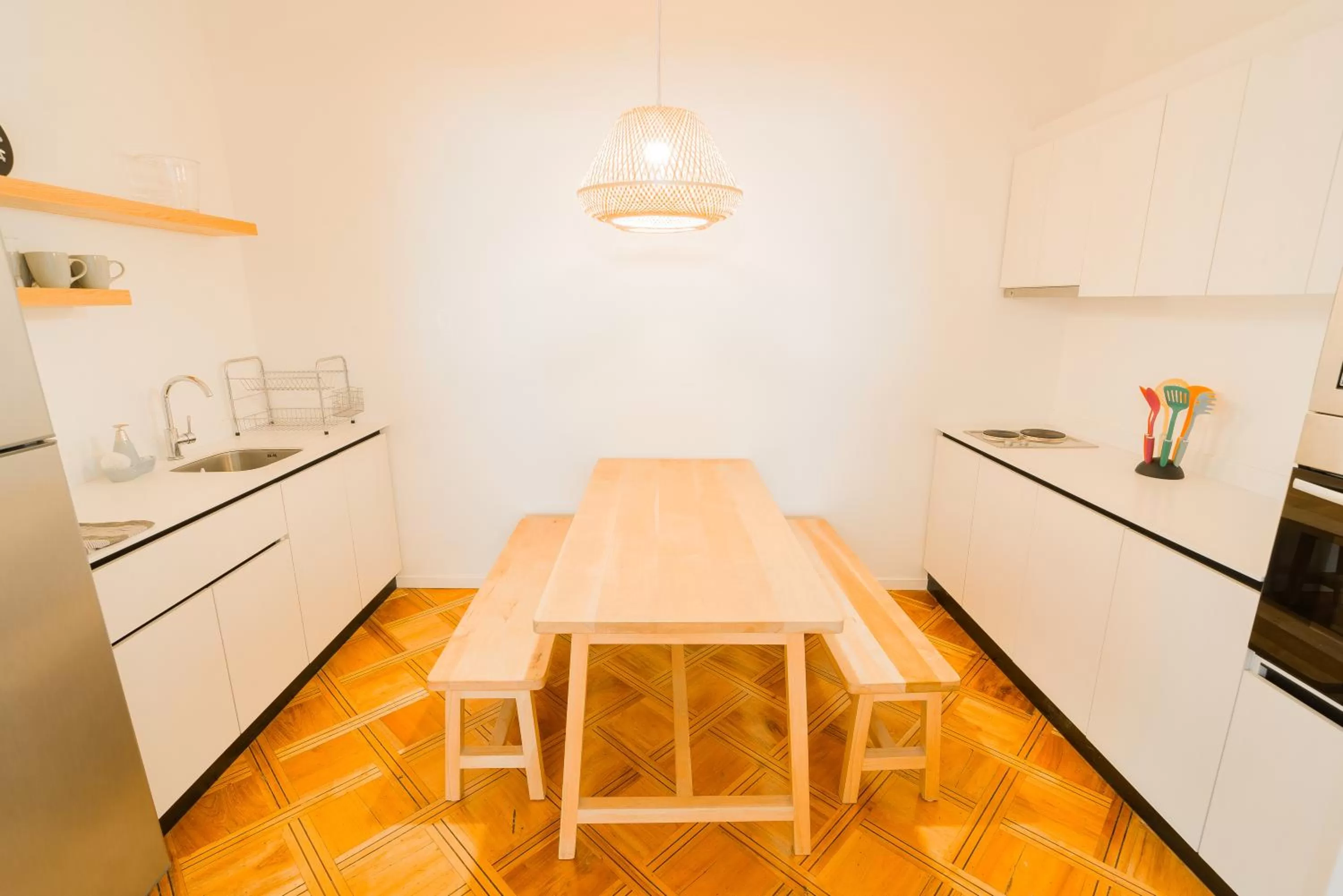 Communal kitchen in Casa Baquedano