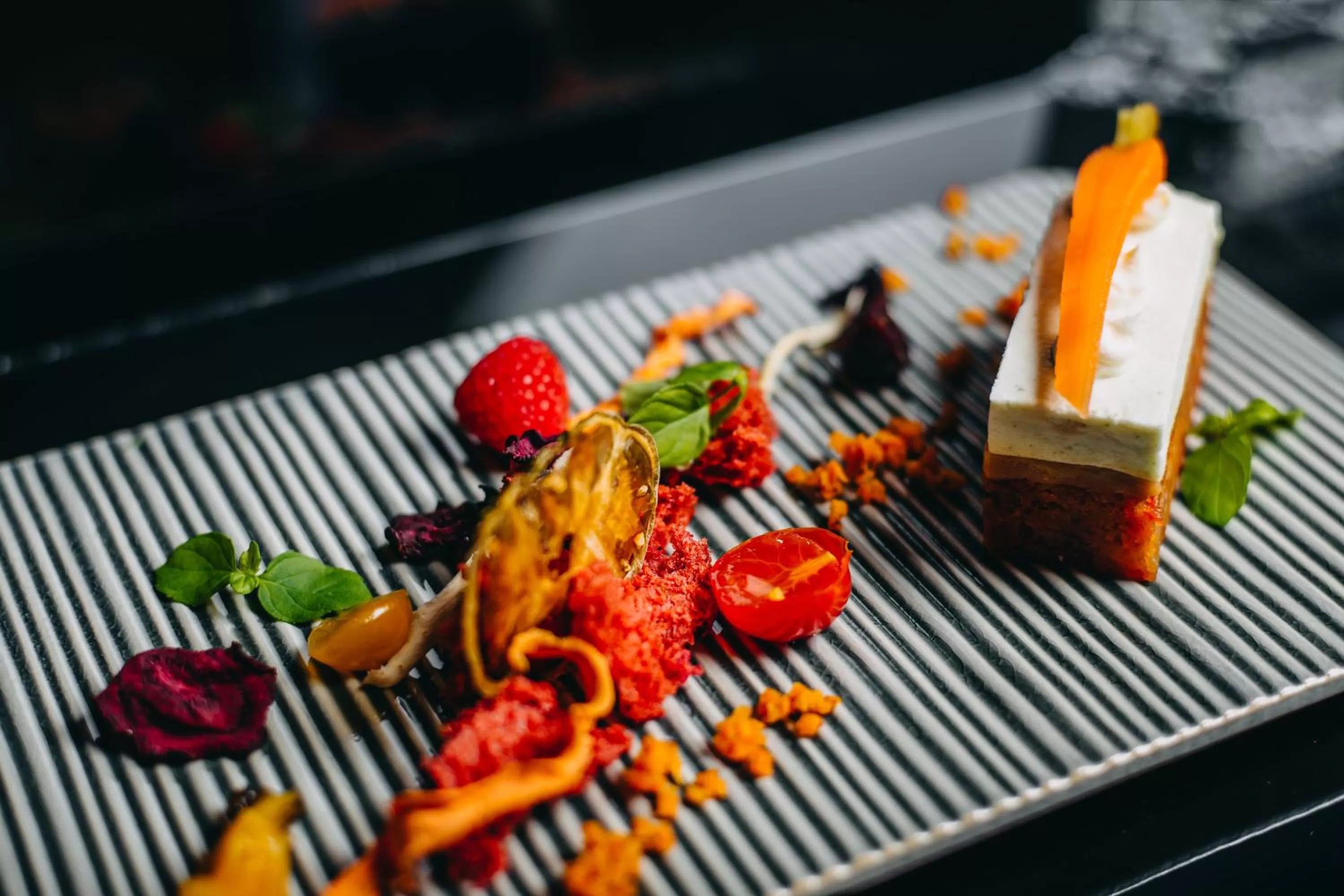 Food close-up in Grand Hotel Kempinski Riga