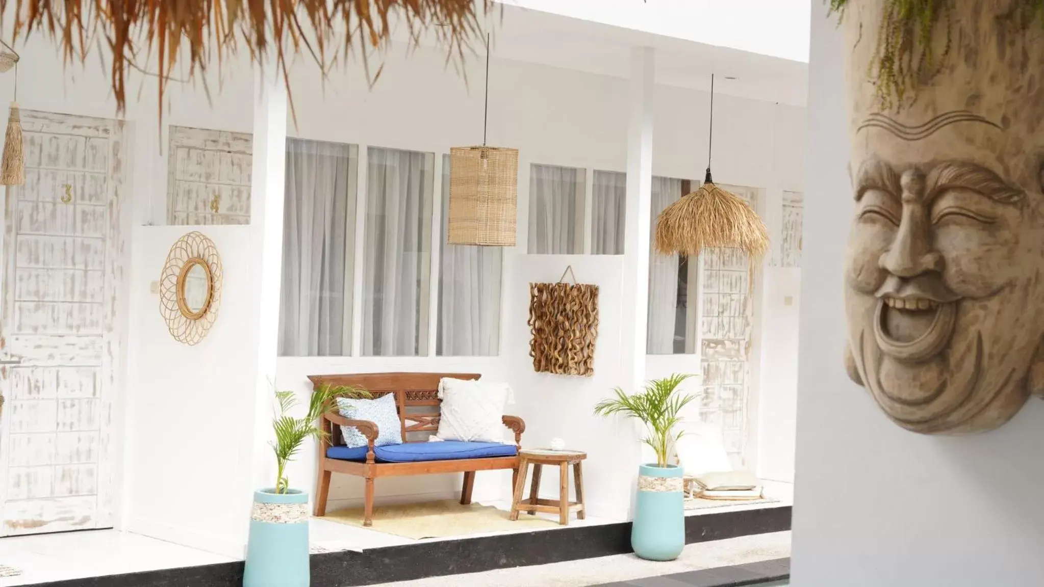 Twin Room with Pool View in The White Bay Twin Room with Pool View in The White Bay