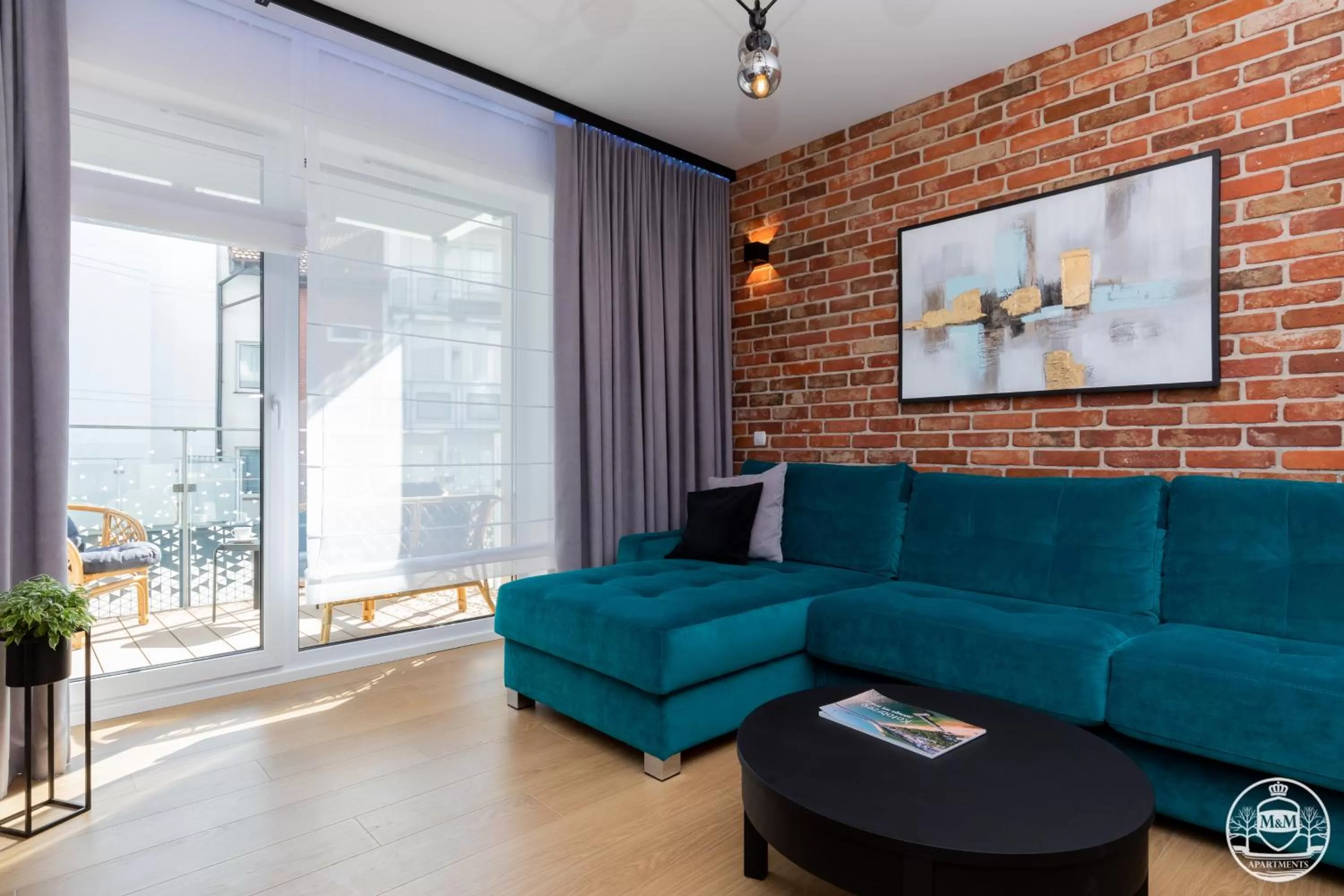 Living room, Seating Area in Nadmorskie Tarasy - Apartments M&M