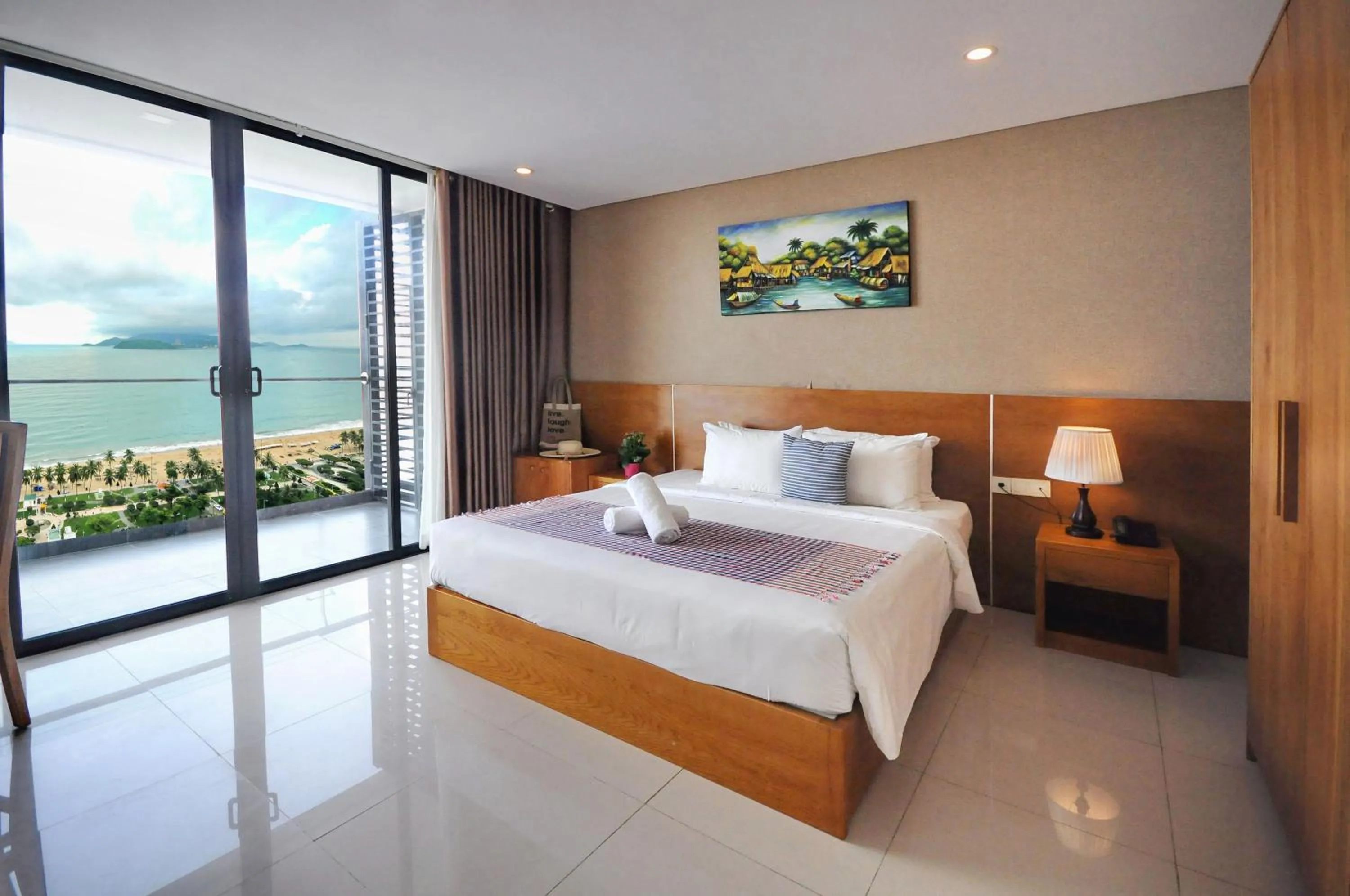 Bedroom, Bed in Holi Beach Hotel & Apartments