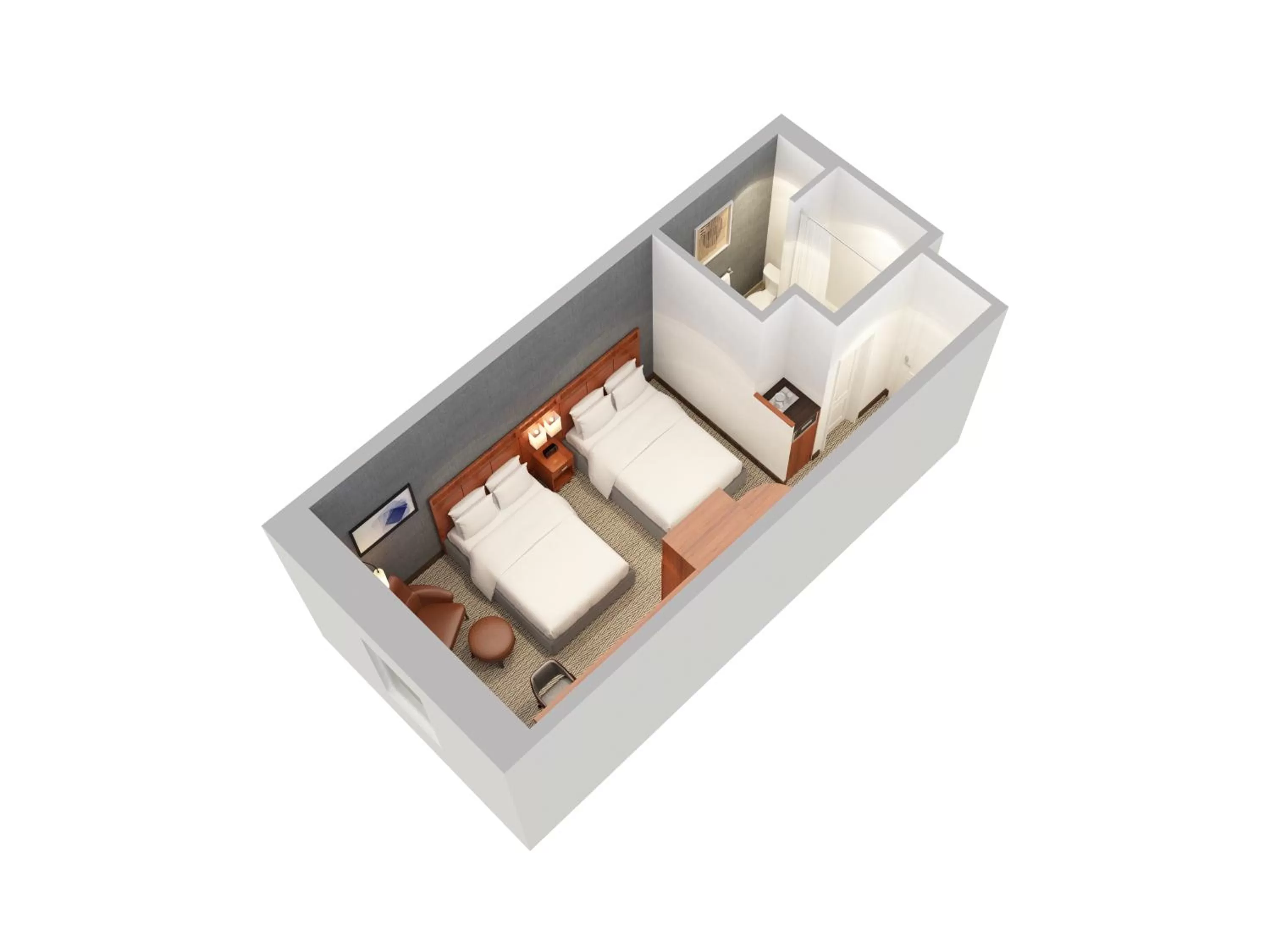 Floor plan in Courtyard by Marriott Waterloo St. Jacobs