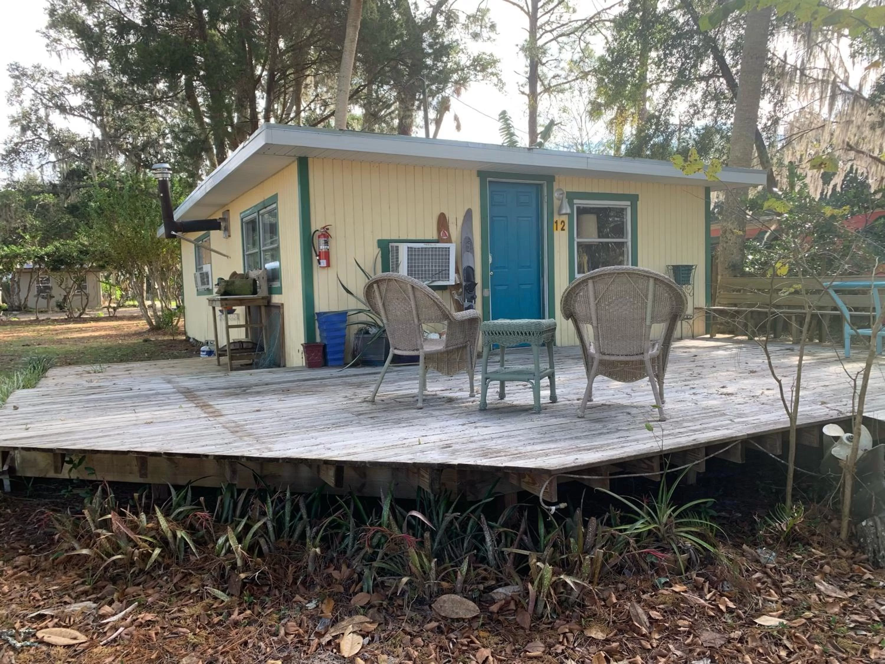 Balcony/Terrace in Nature Coast Inn & Cottages