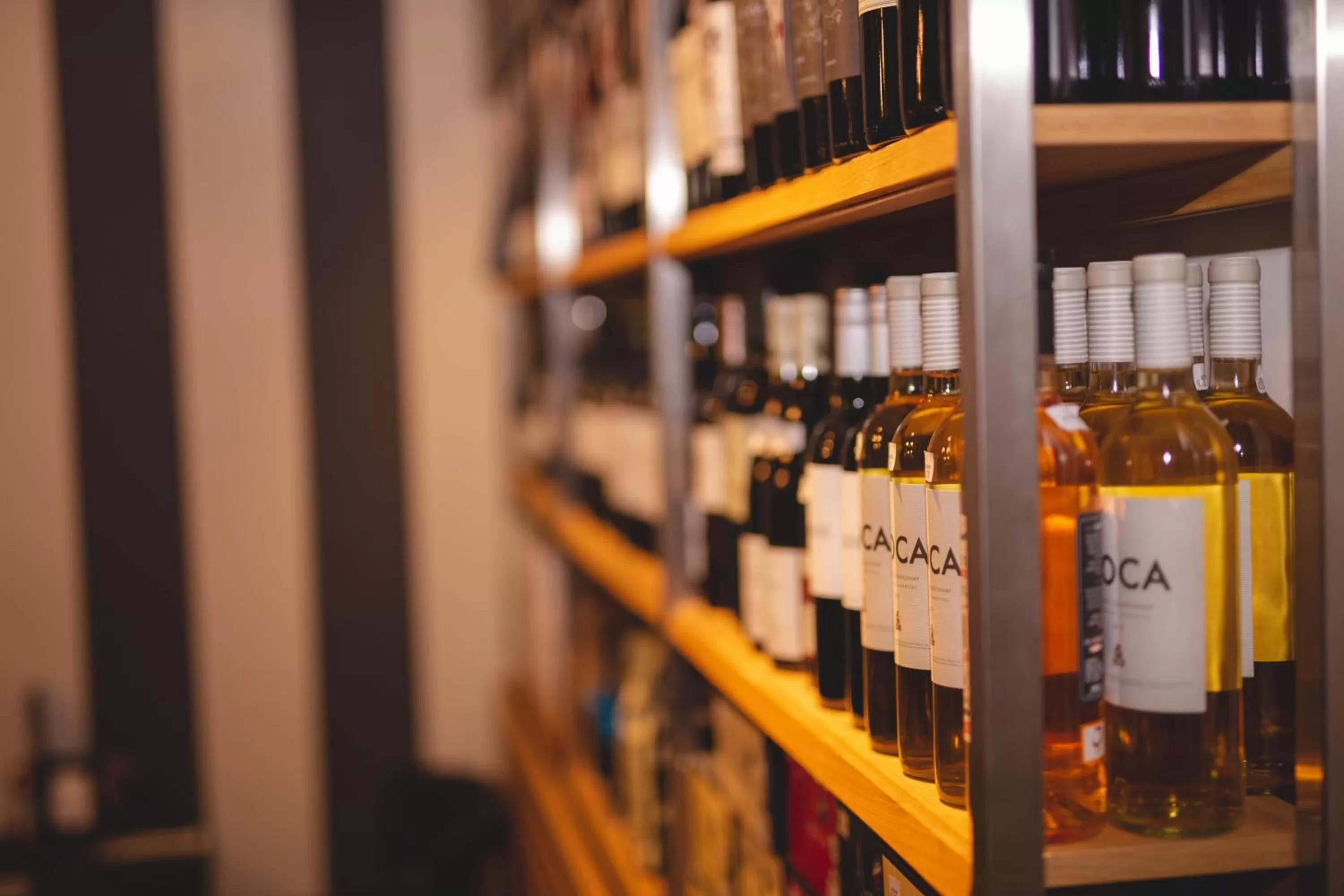 Alcoholic drinks in The Strand Hotel, the former residence of Oscar Wilde