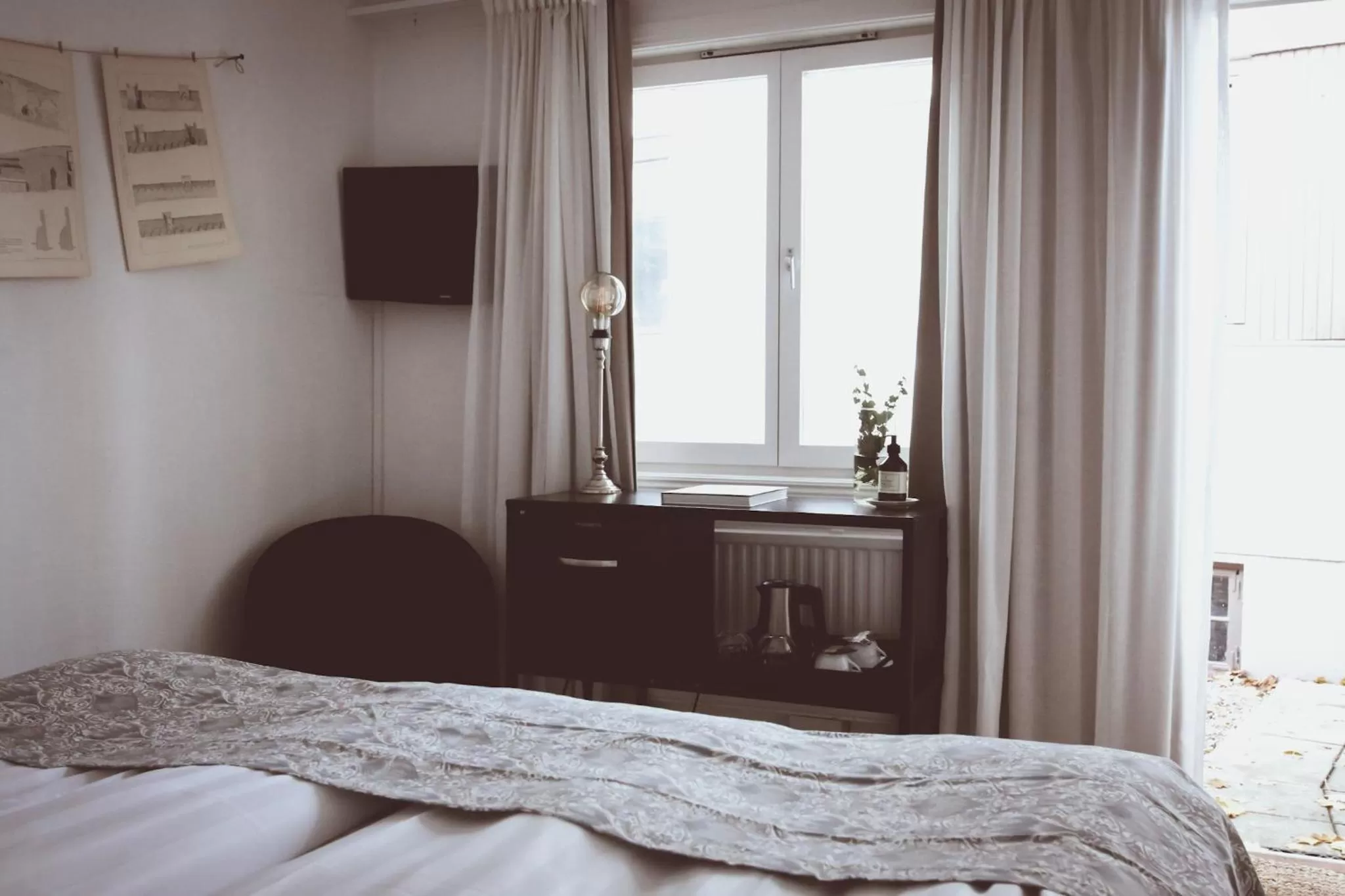 Bed in Hotell Villa Borgen