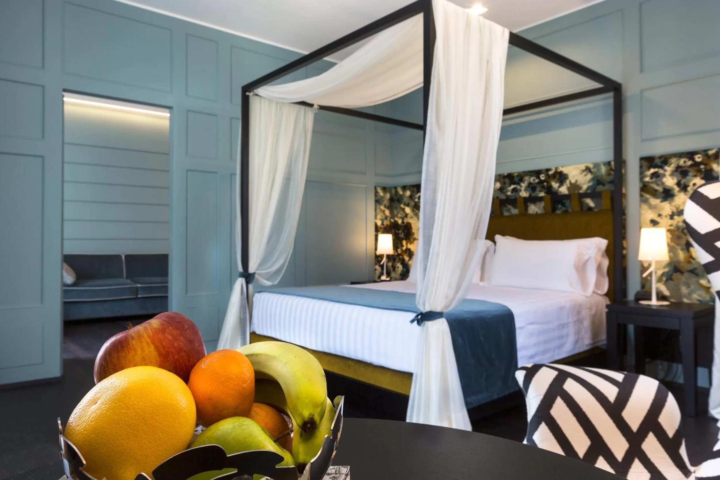 Bed in Stendhal Luxury Suites