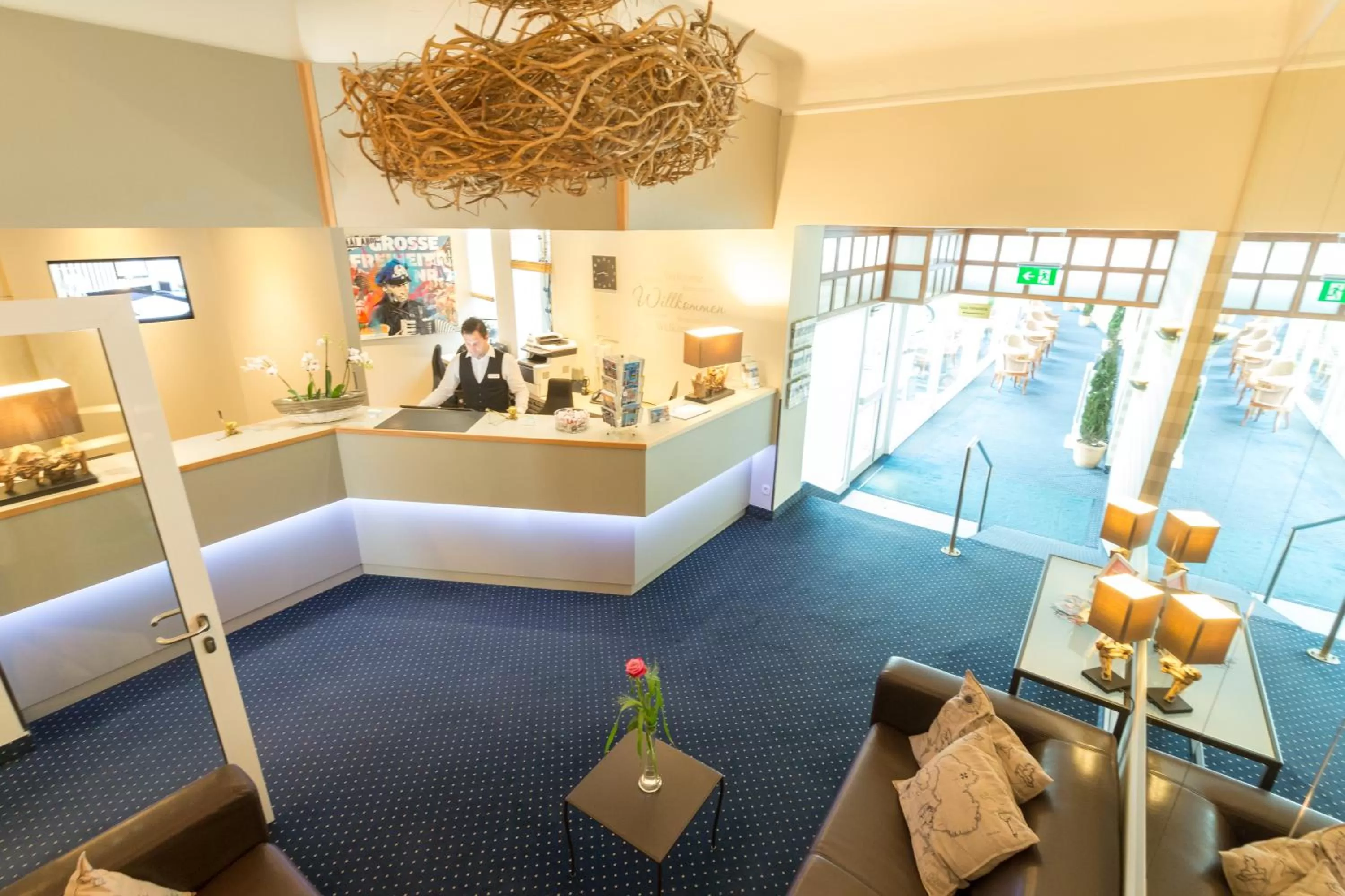 Decorative detail in Relexa Hotel Bellevue an der Alster