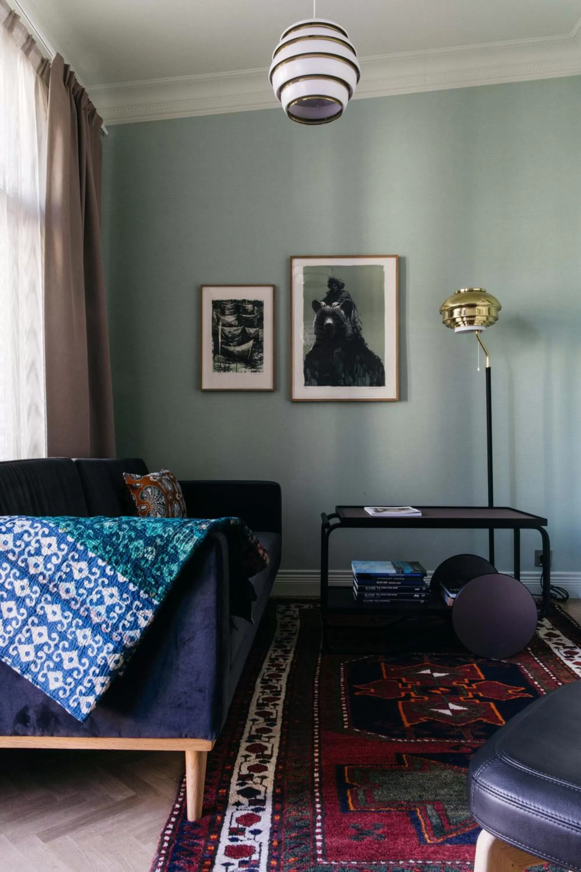 Living room, Bed in Hotel St. George Helsinki