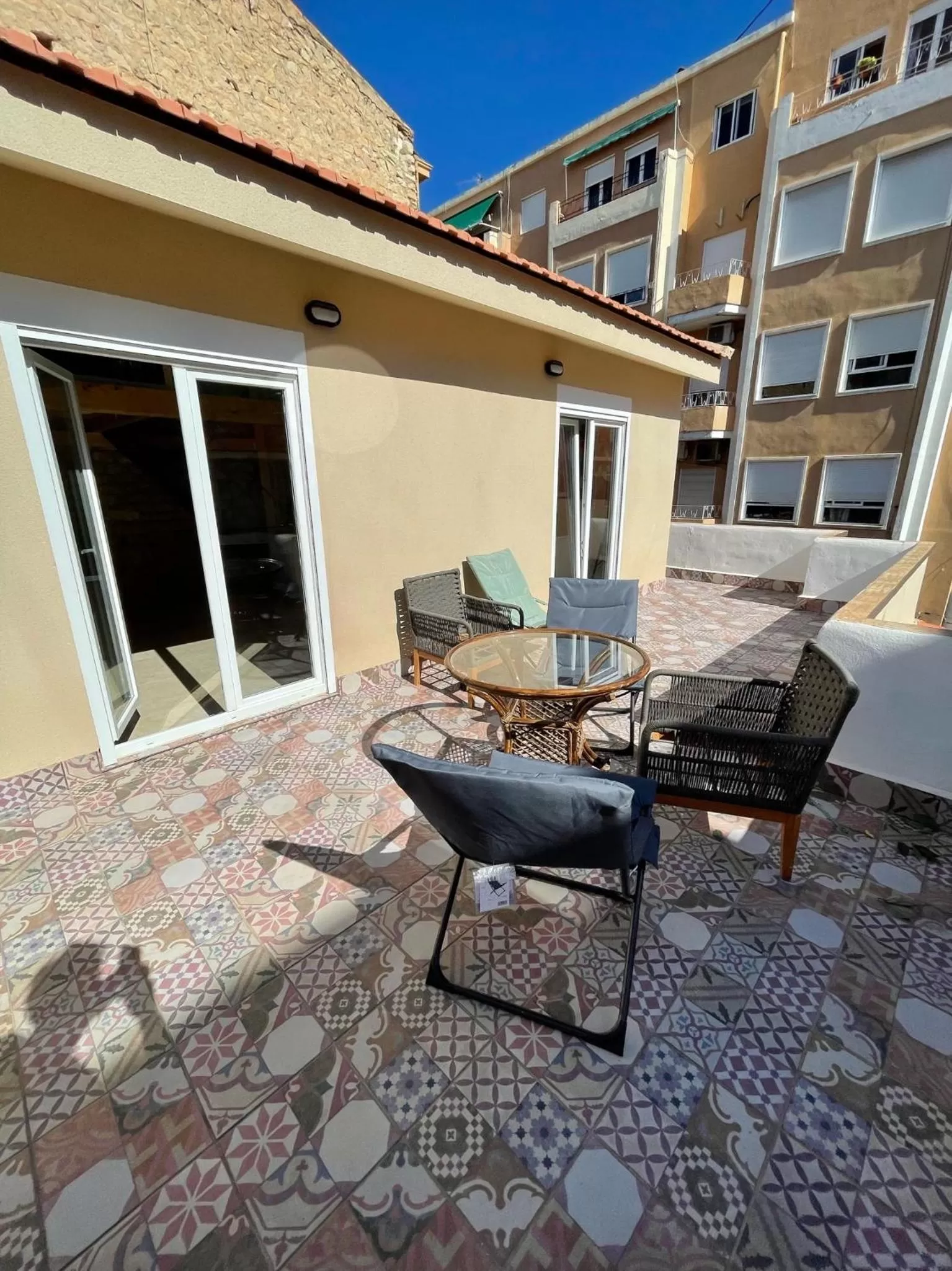 Balcony/Terrace in Soho Boho Apartments - with sunny rooftop terrace and fiber optic internet