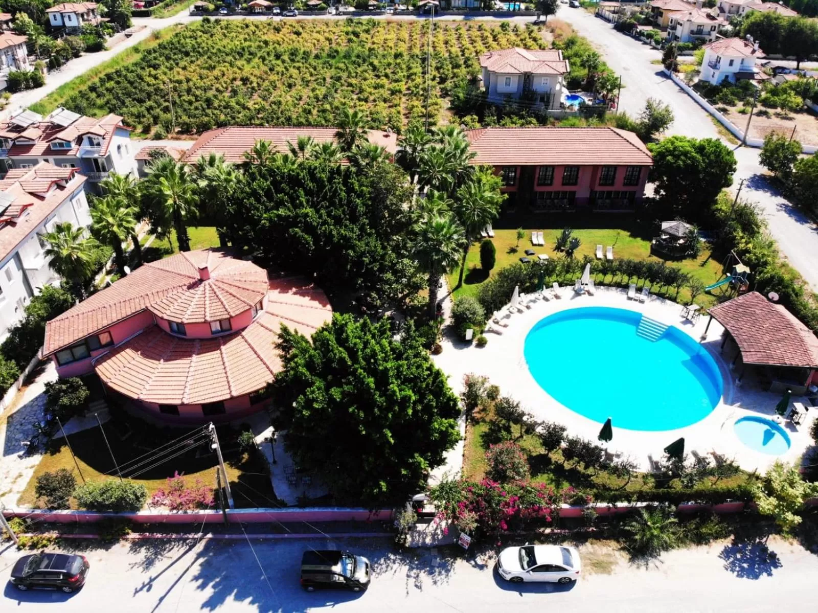 Bird's eye view in Hotel Palme Dalyan