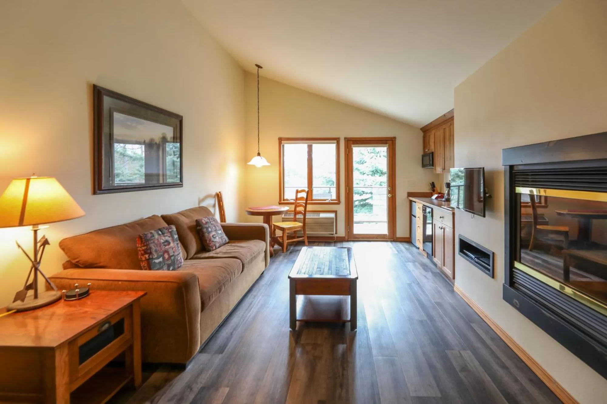 Living room in Meadow Lake Resort & Condos